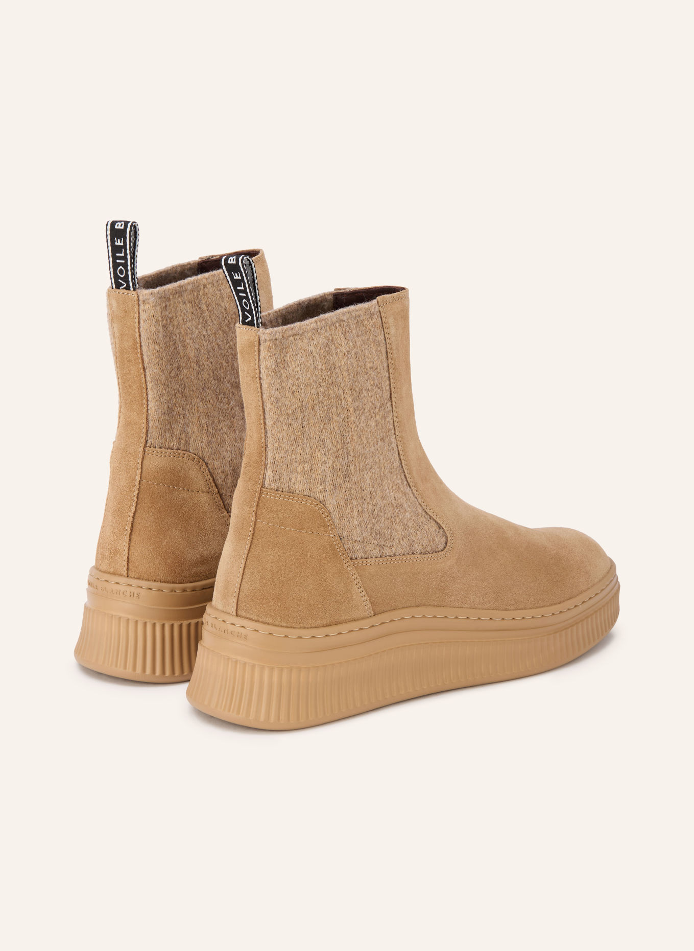 VOILE BLANCHE Chelsea boots FLAURENCE: CAMEL / BEIGE
