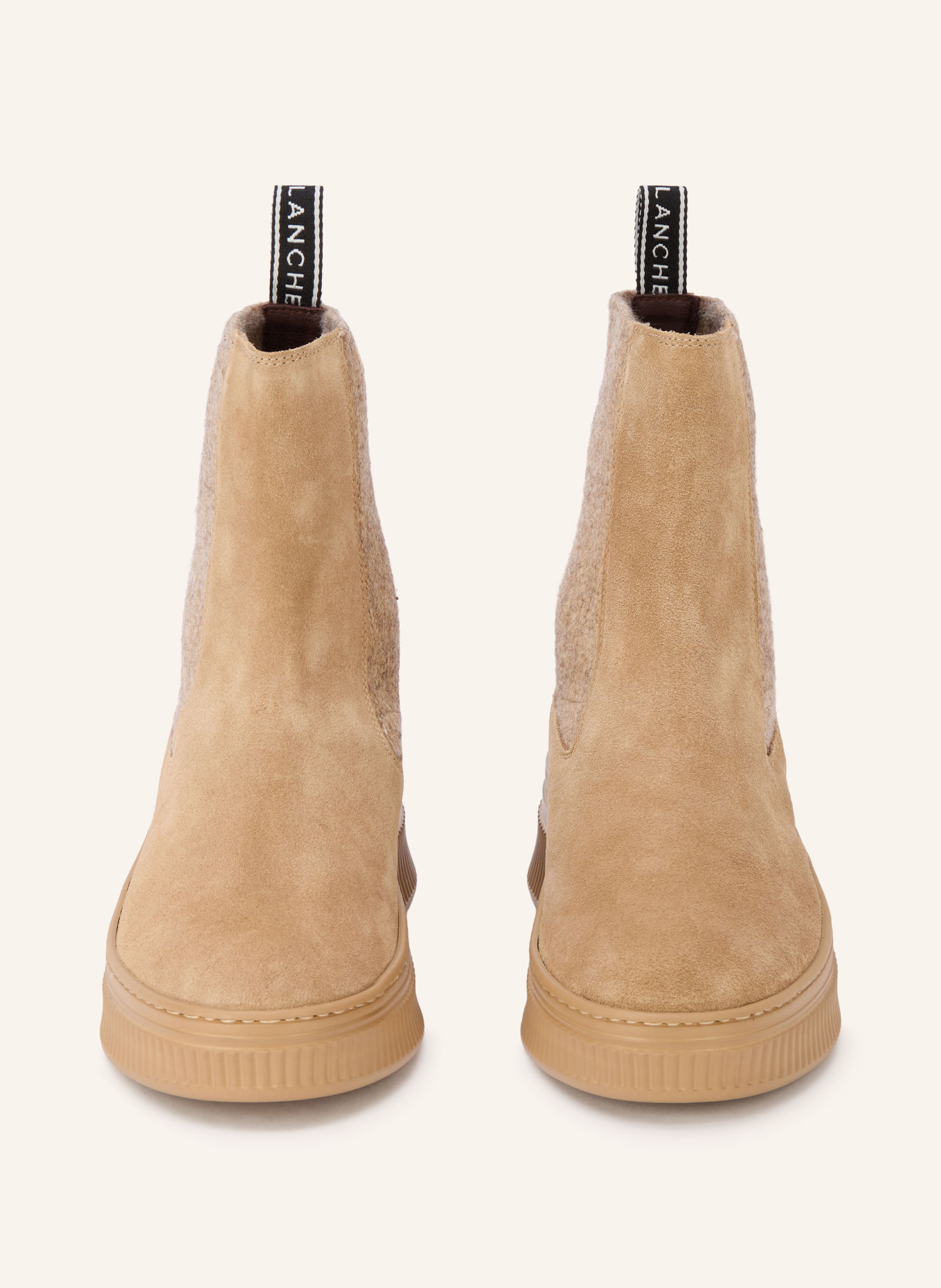 VOILE BLANCHE Chelsea boots FLAURENCE: CAMEL / BEIGE