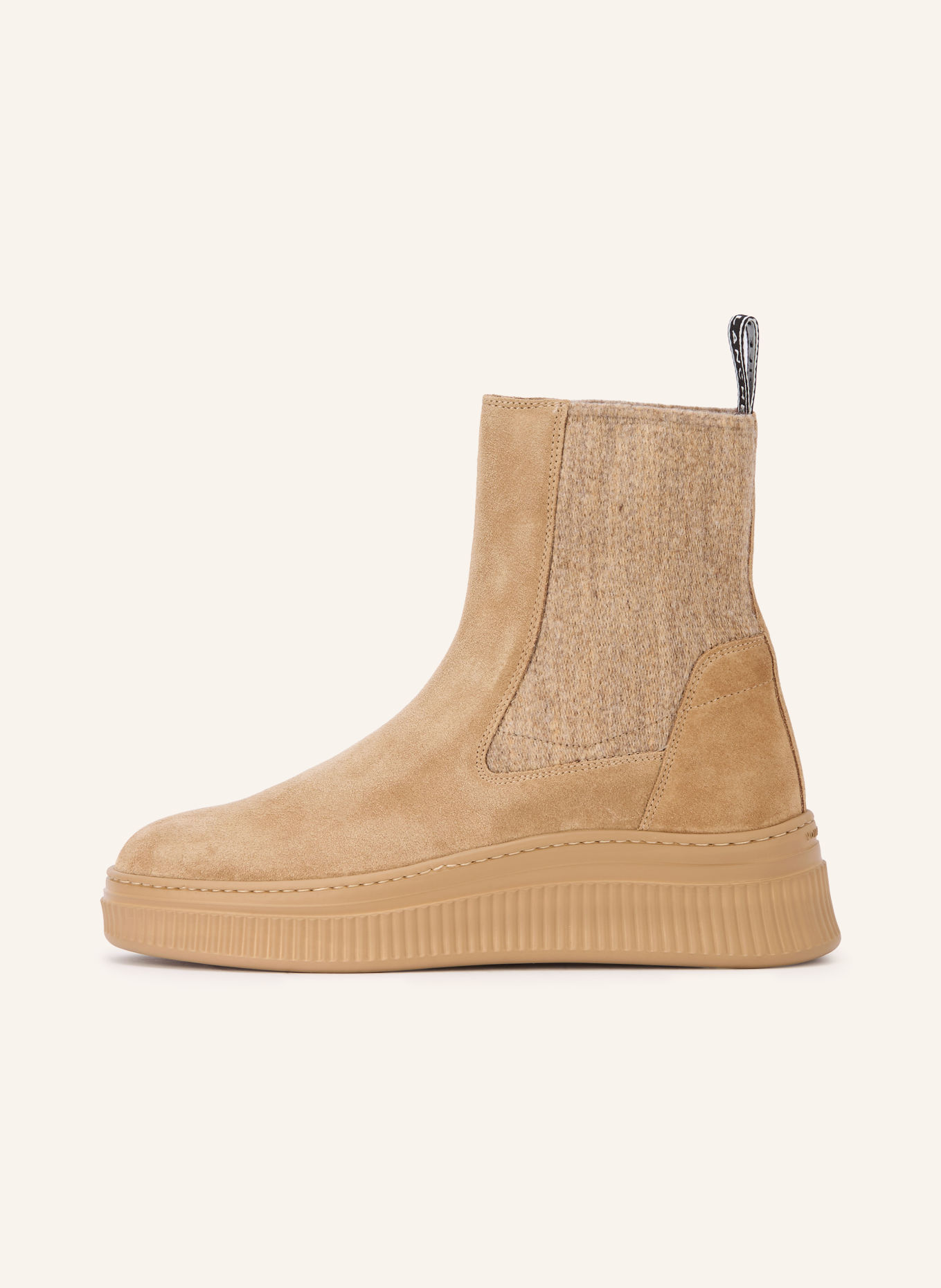 VOILE BLANCHE Chelsea boots FLAURENCE: CAMEL / BEIGE