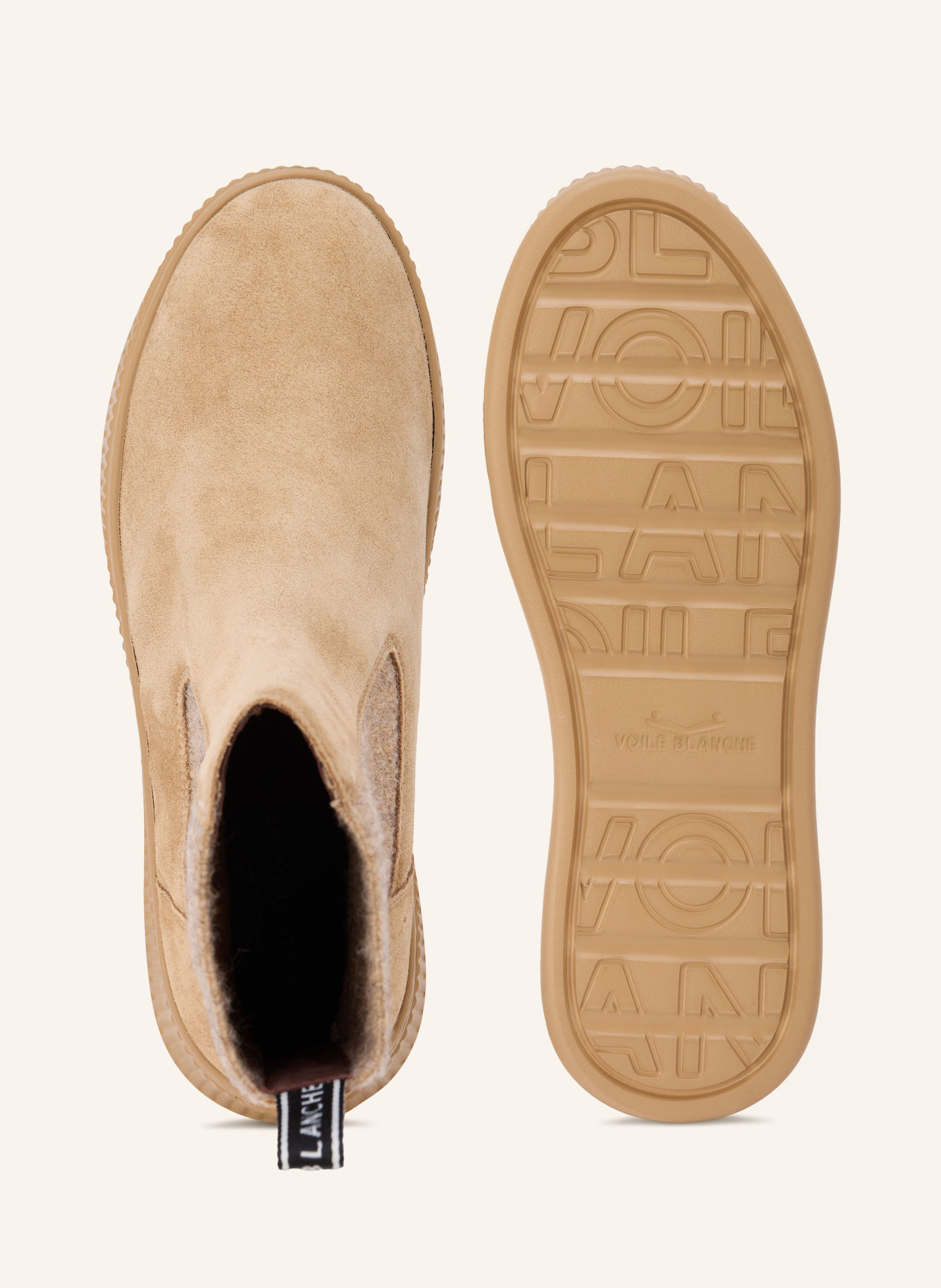 VOILE BLANCHE Chelsea boots FLAURENCE: CAMEL / BEIGE