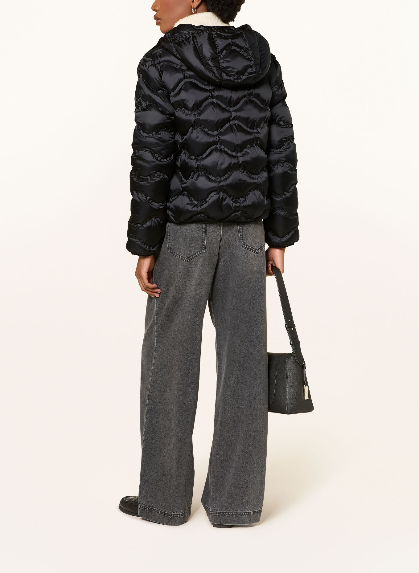 MARC CAIN Quilted jacket: 900 black new