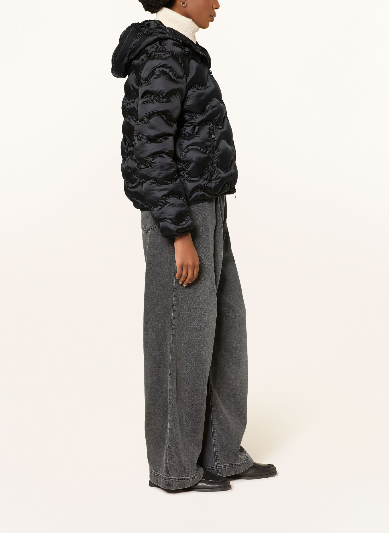MARC CAIN Quilted jacket: 900 black new