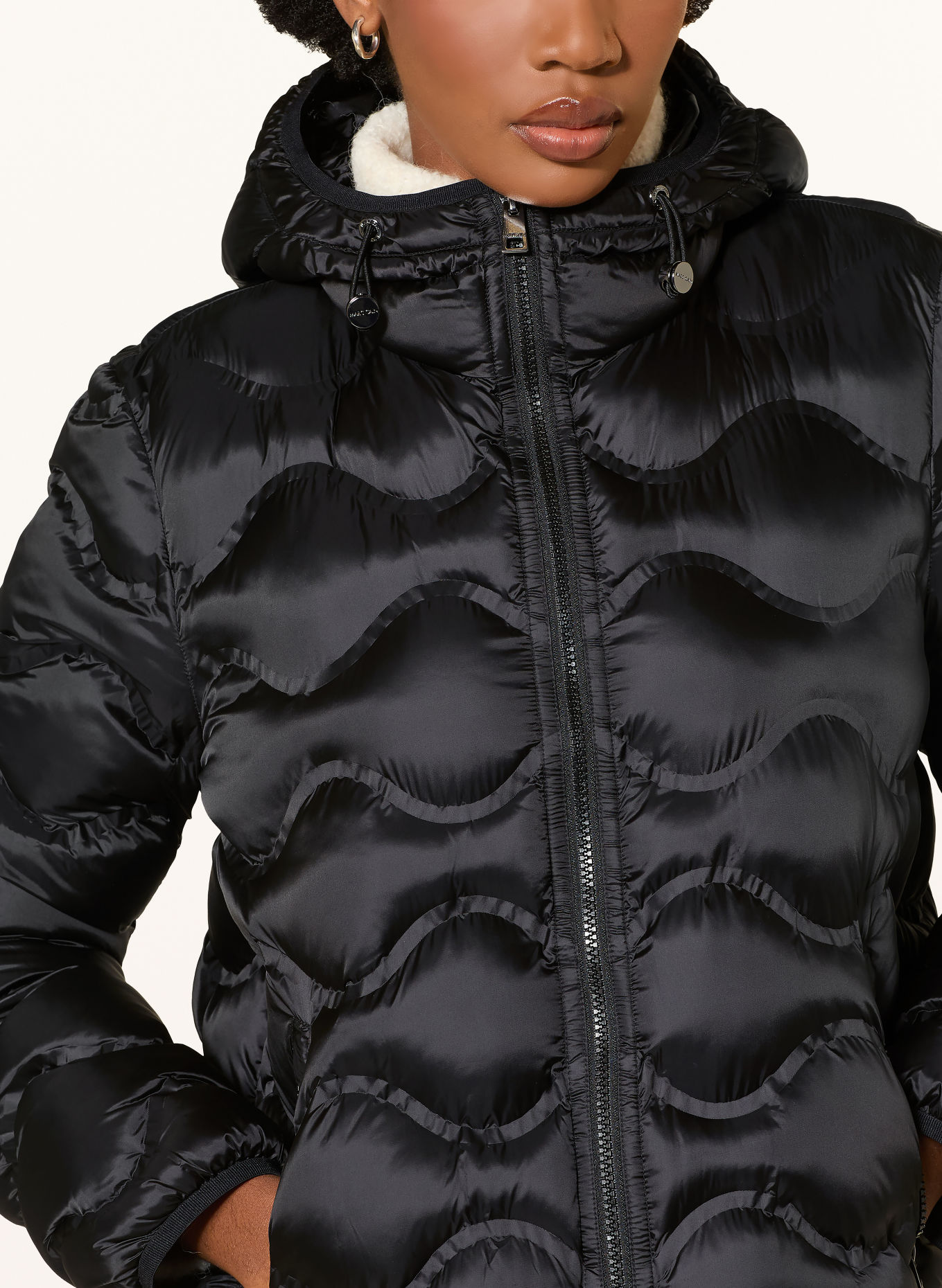 MARC CAIN Quilted jacket: 900 black new