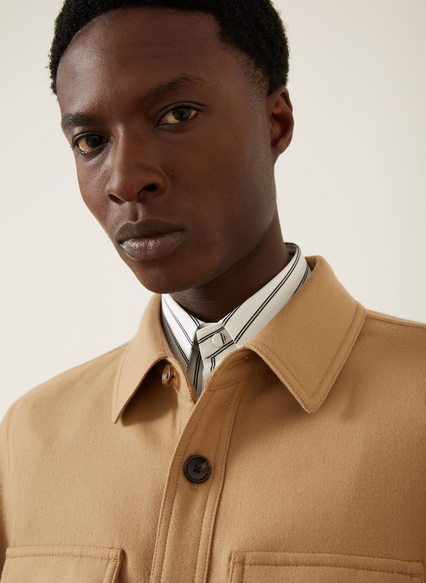 TOM FORD Overshirt: LIGHT BROWN