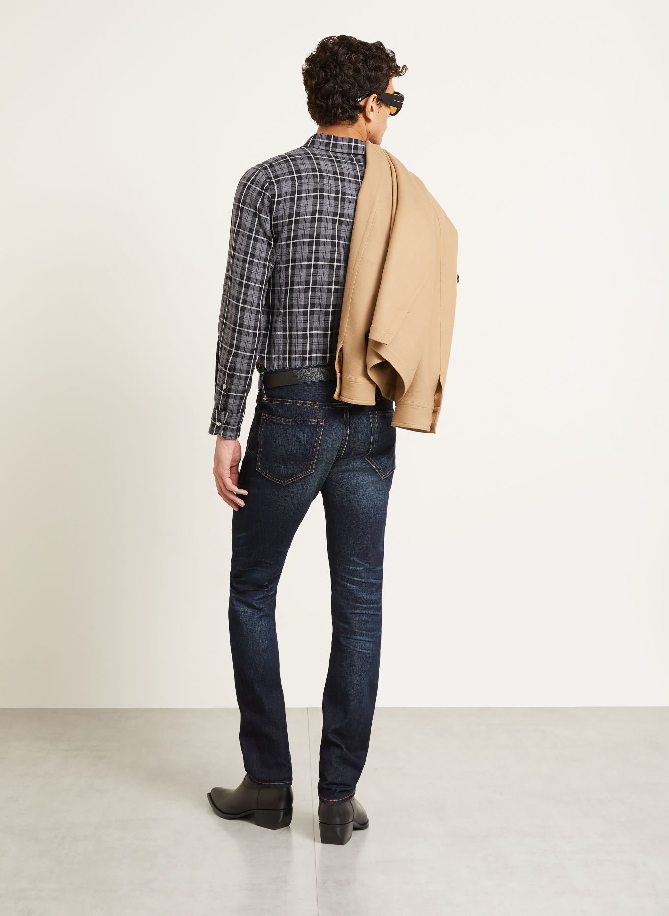 TOM FORD Džíny Slim Fit: UBO INDIGO