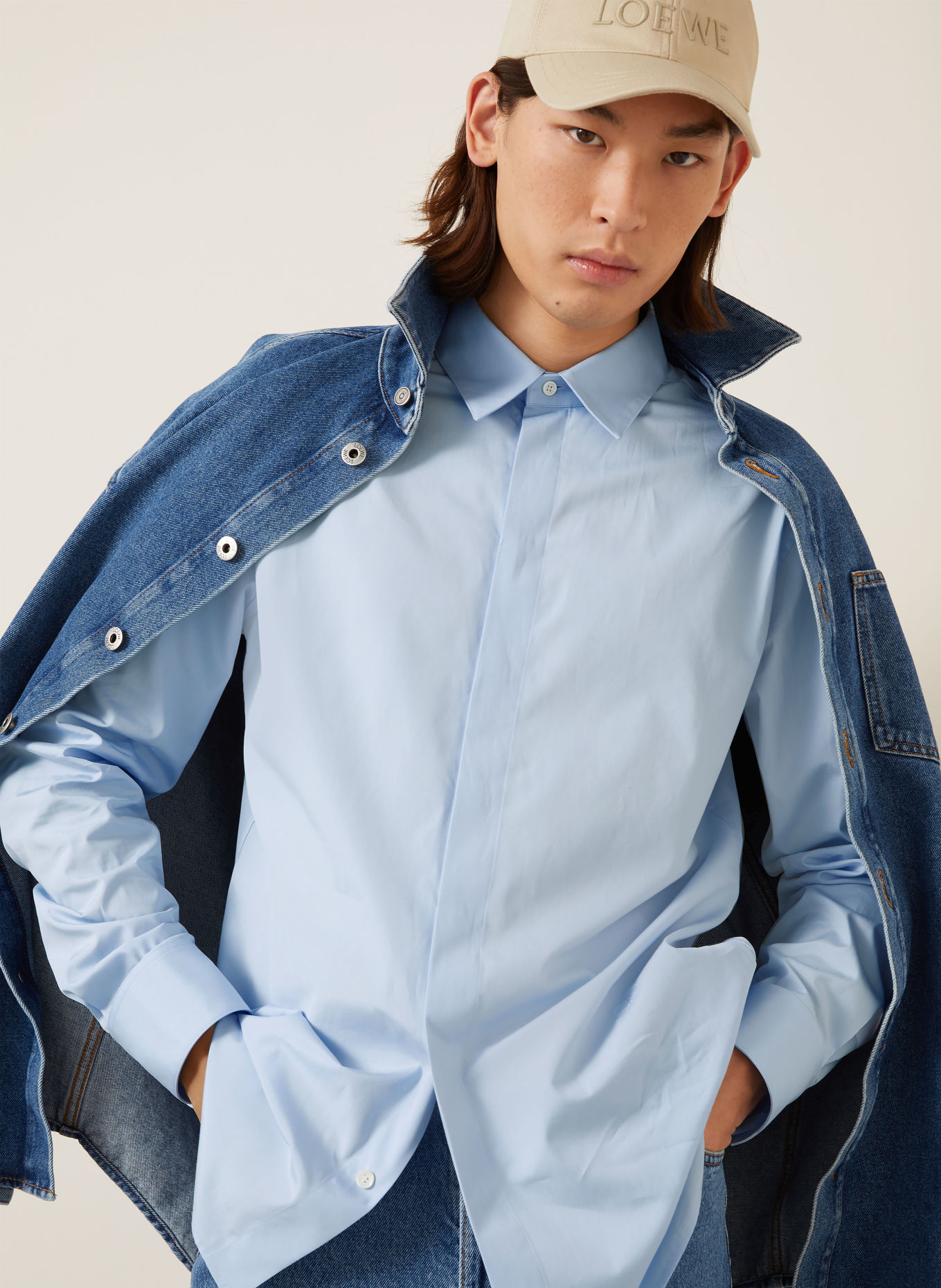 LOEWE Hemd Comfort Fit: HELLBLAU