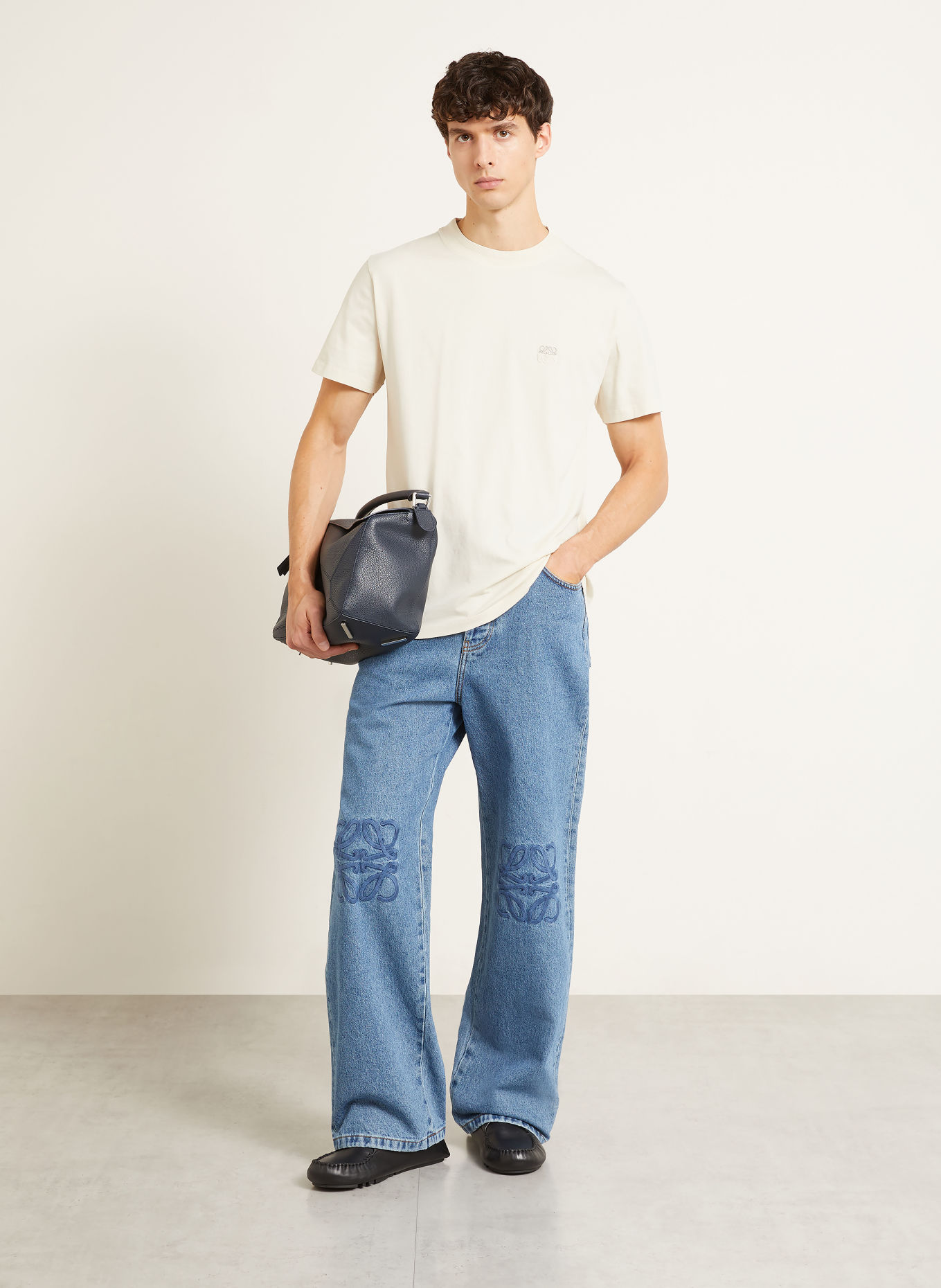 LOEWE T-shirt: KREMOWY