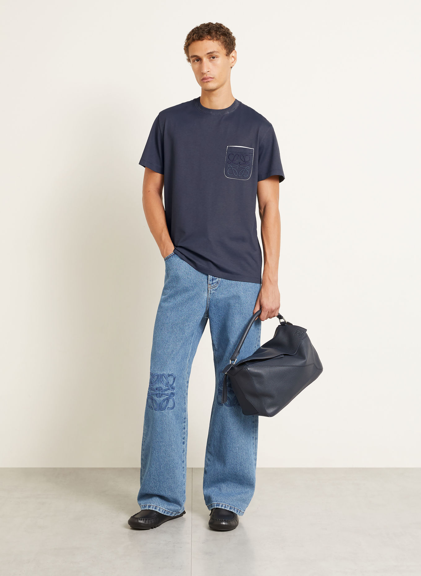 LOEWE T-shirt: DARK BLUE