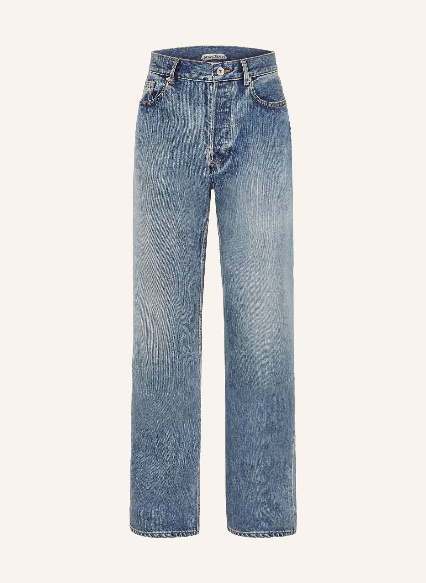 JW ANDERSON Straight-Fit Jeans: 172 MID BLUE