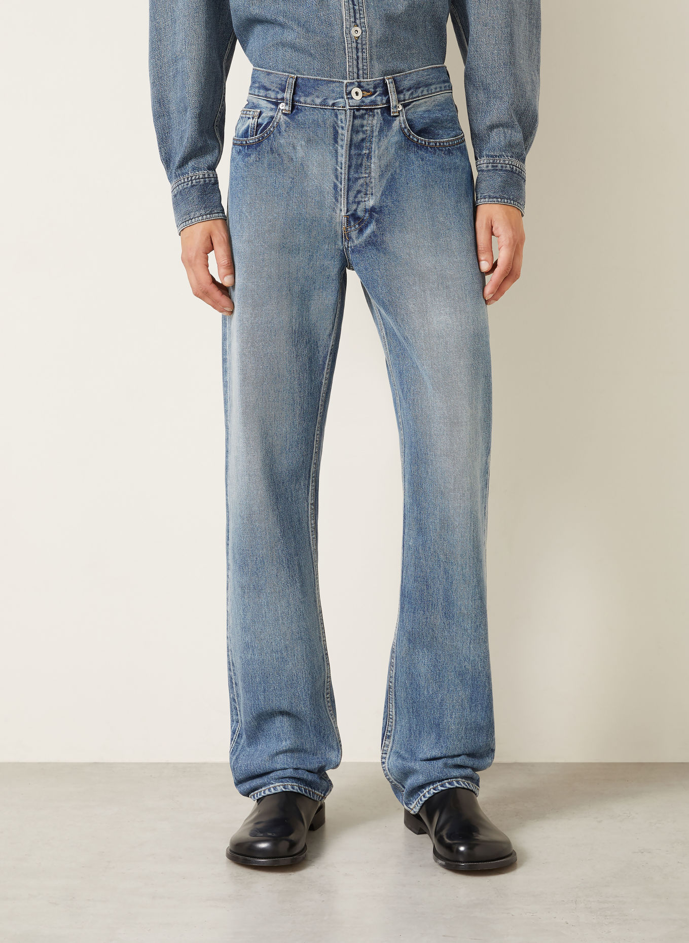 JW ANDERSON Straight-Fit Jeans: 172 MID BLUE
