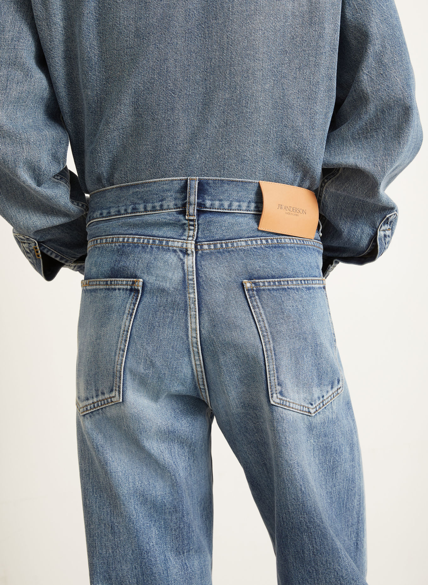 JW ANDERSON Straight-Fit Jeans: 172 MID BLUE