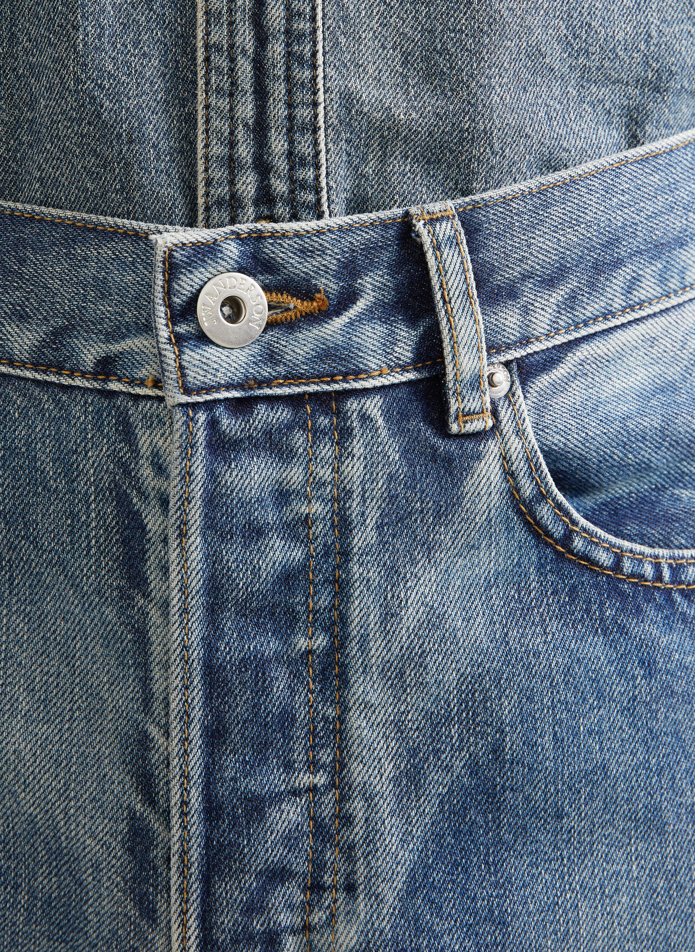 JW ANDERSON Straight-Fit Jeans: 172 MID BLUE