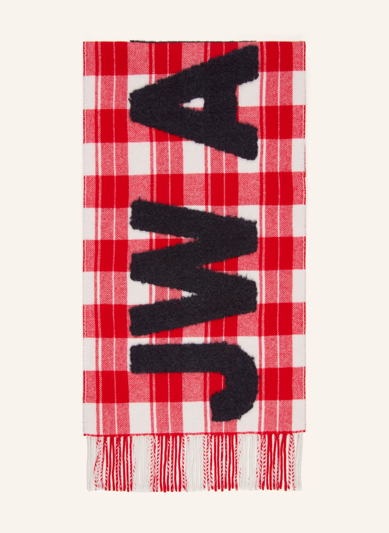 JW ANDERSON Scarves: RED / DARK BLUE / WHITE