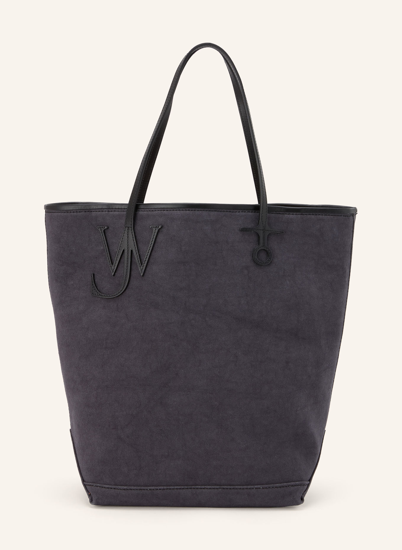 JW ANDERSON Shoppers ANCHOR LARGE Tote Bag: DARK BLUE