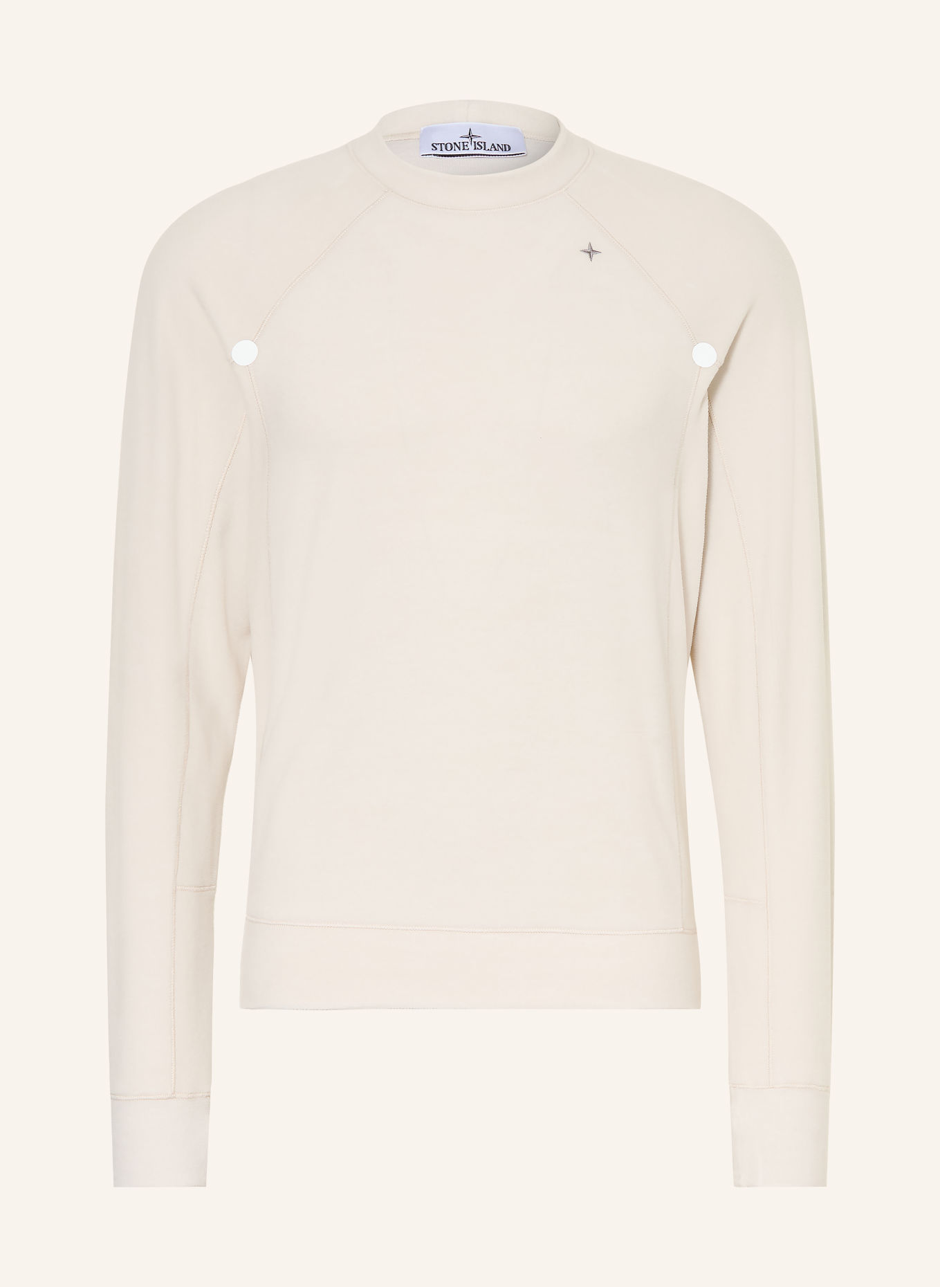 STONE ISLAND Fleece-shirt STELLINA: CRÈME
