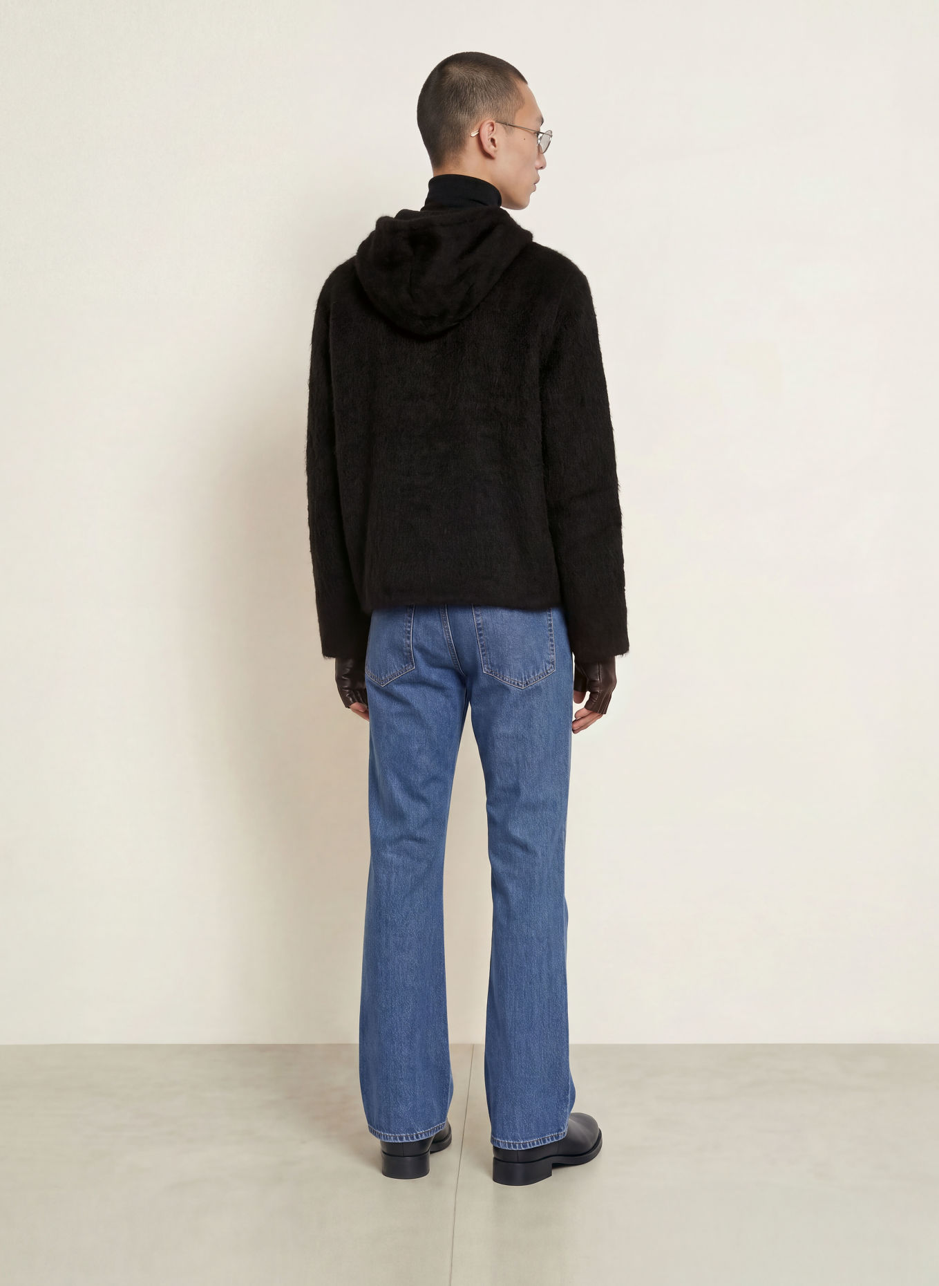 OUR LEGACY Kunstfell-Jacke: SCHWARZ