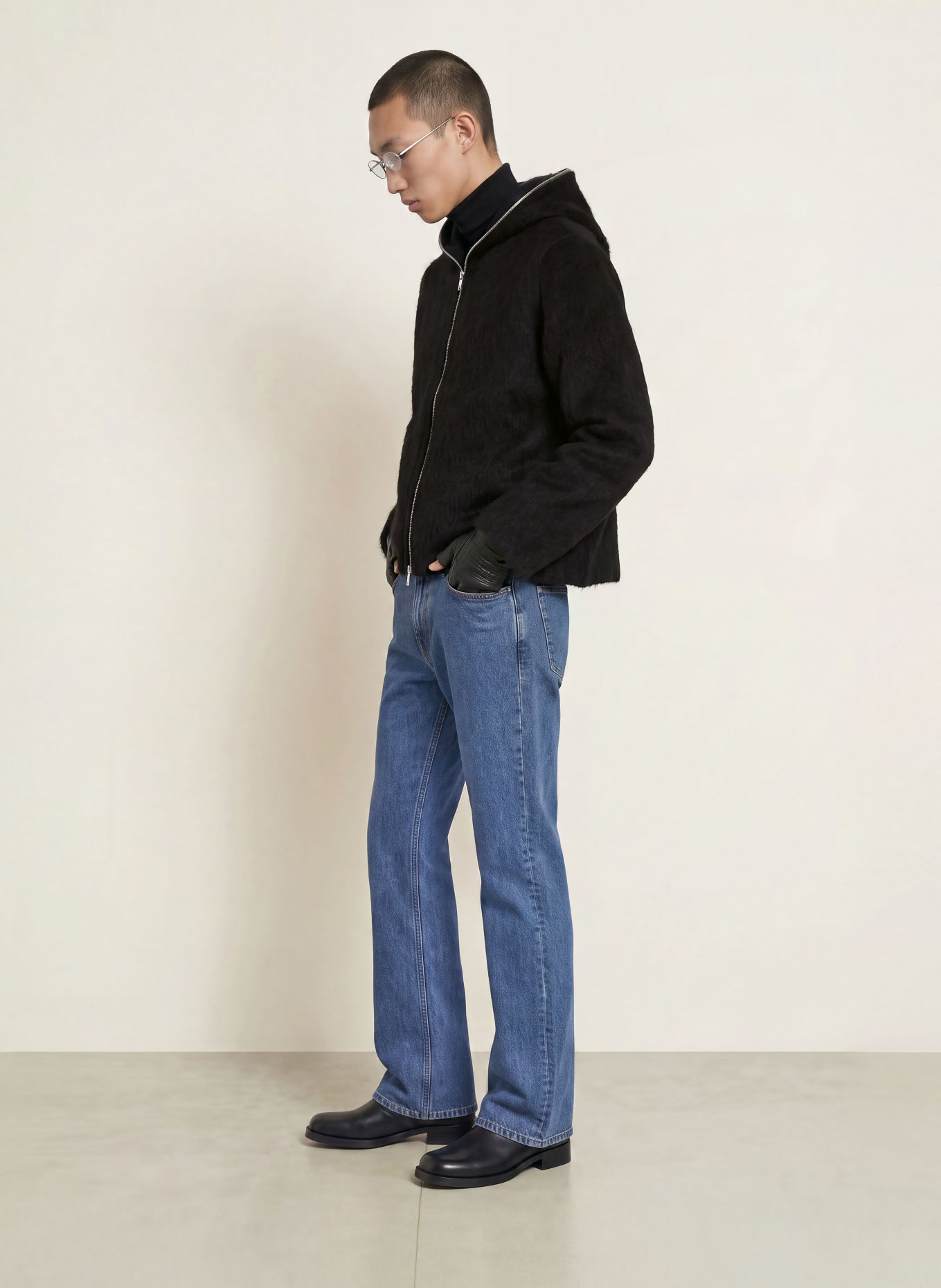 OUR LEGACY Kunstfell-Jacke: SCHWARZ
