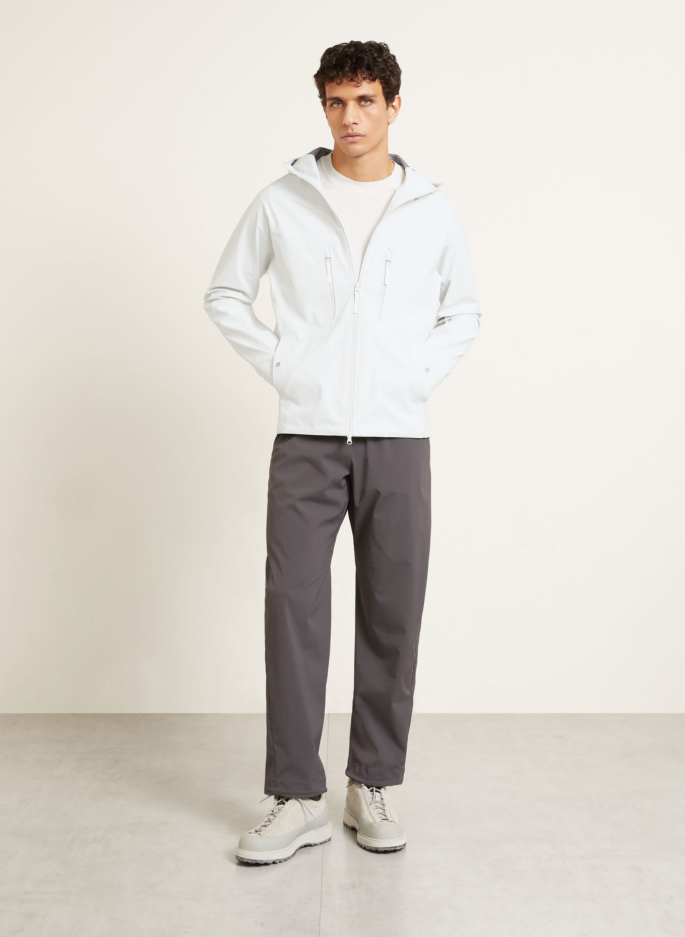 STONE ISLAND Bunda STELLINA: SVĚTLE ŠEDÁ
