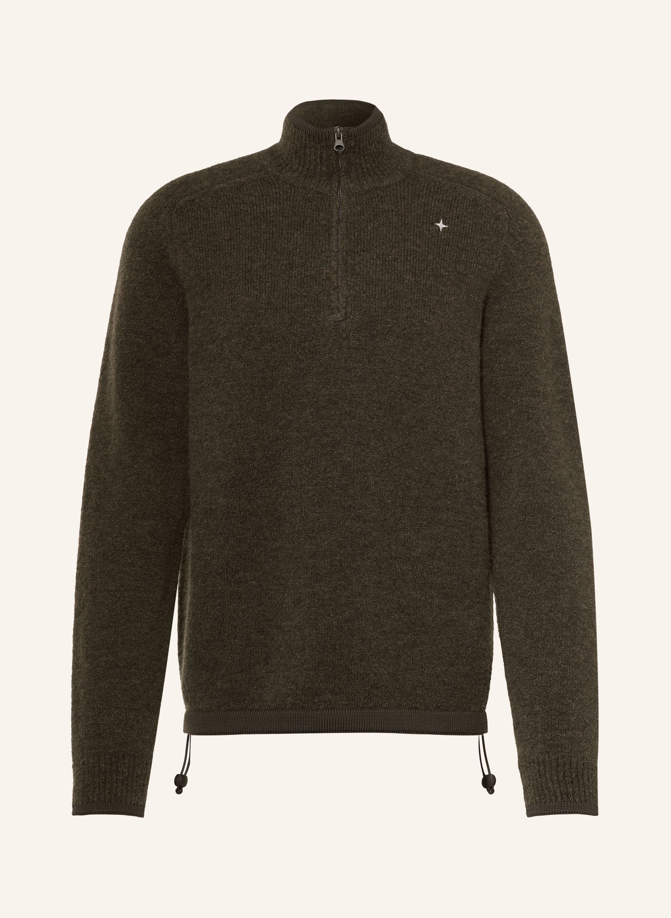 STONE ISLAND Svetr troyer STELLINA: TMAVĚ HNĚDÁ