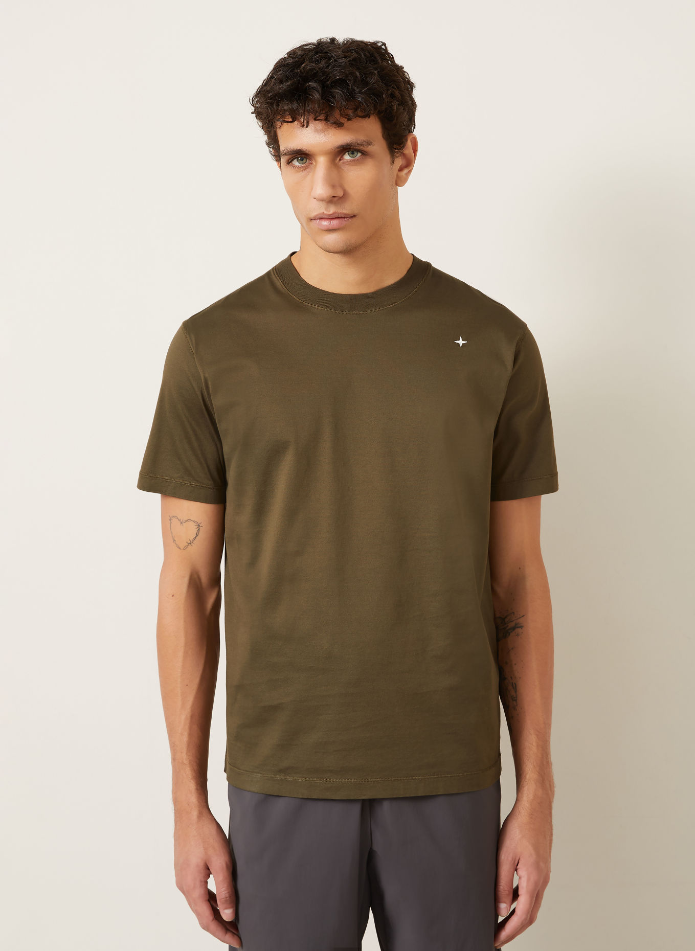 STONE ISLAND T-Shirt STELLINA: KHAKI
