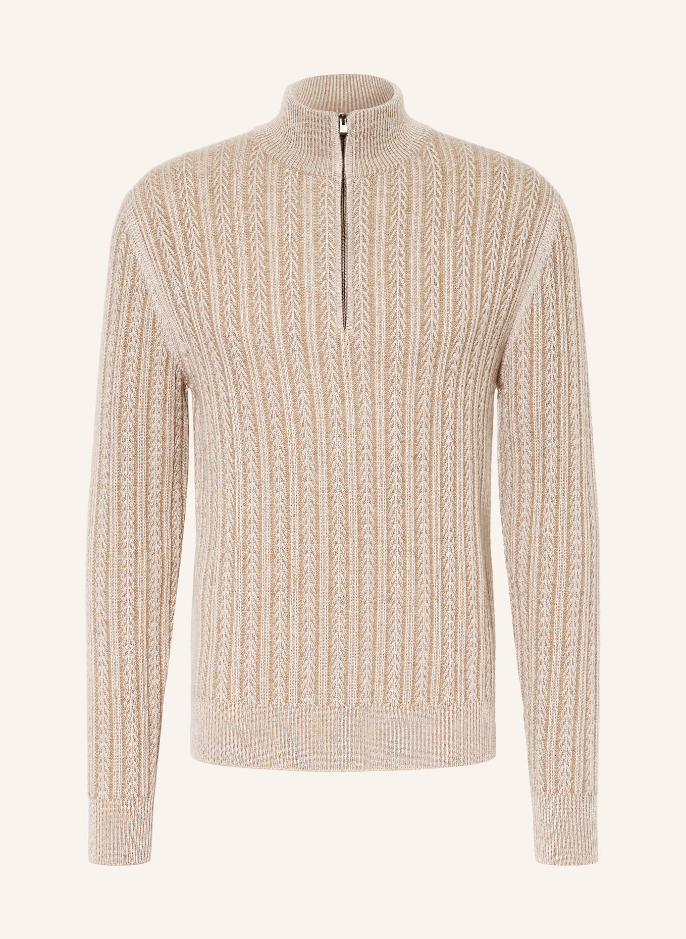 AGNONA Schipperstruien met kasjmier: BEIGE / CRÈME