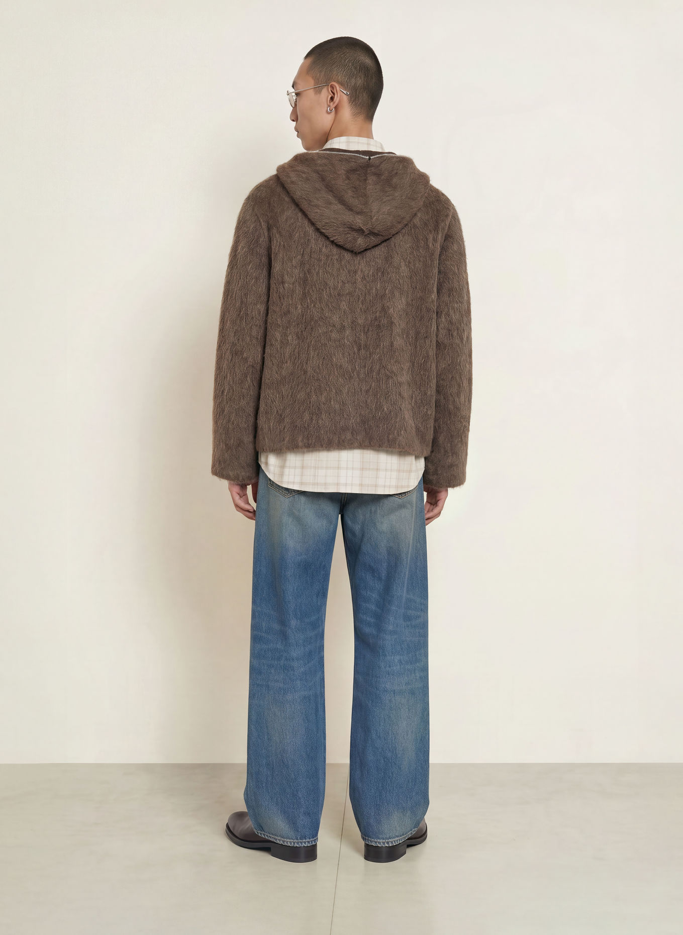 OUR LEGACY Faux Fur Jacket: GRAY