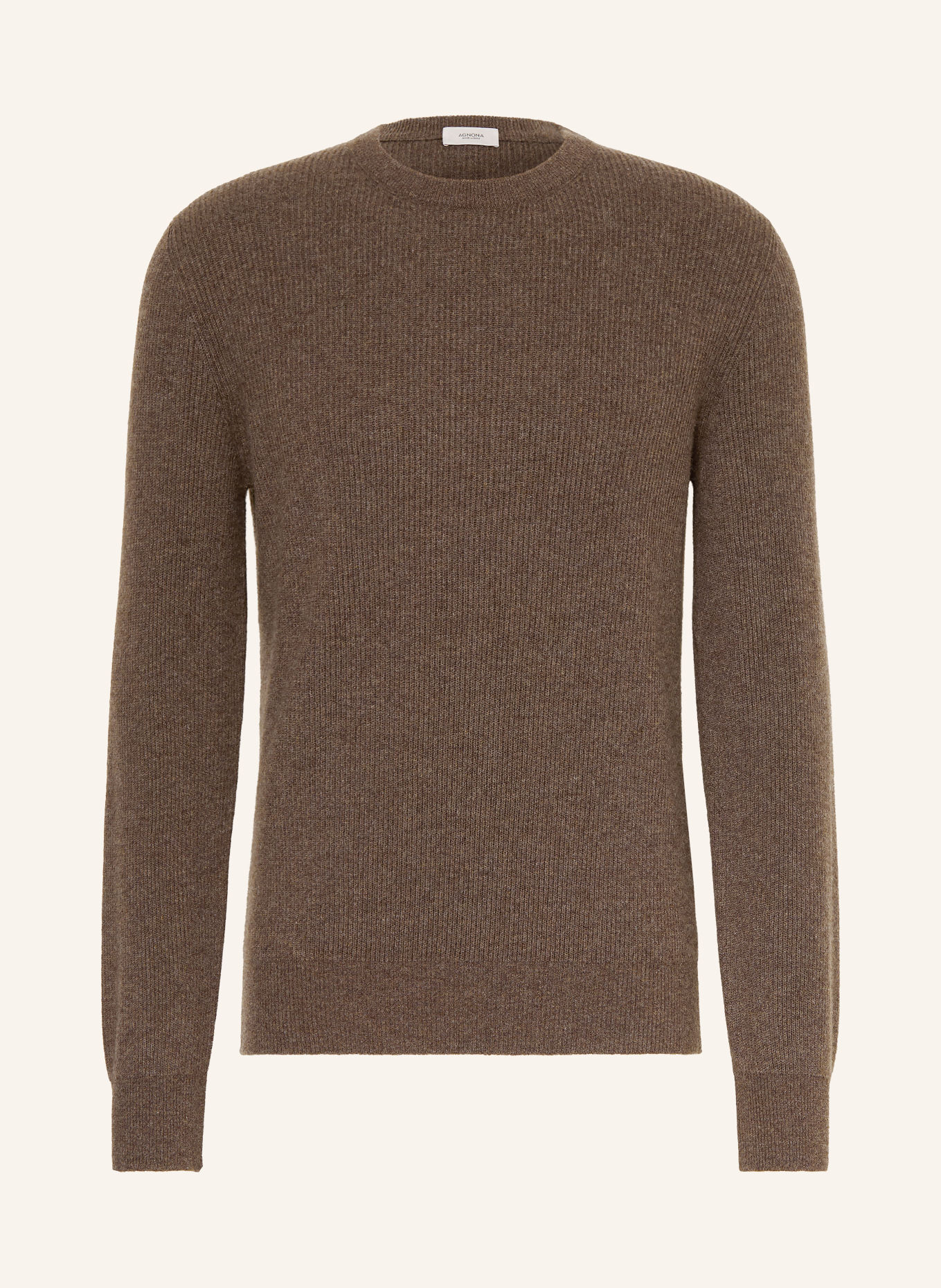 AGNONA Cashmere-Pullover: TAUPE