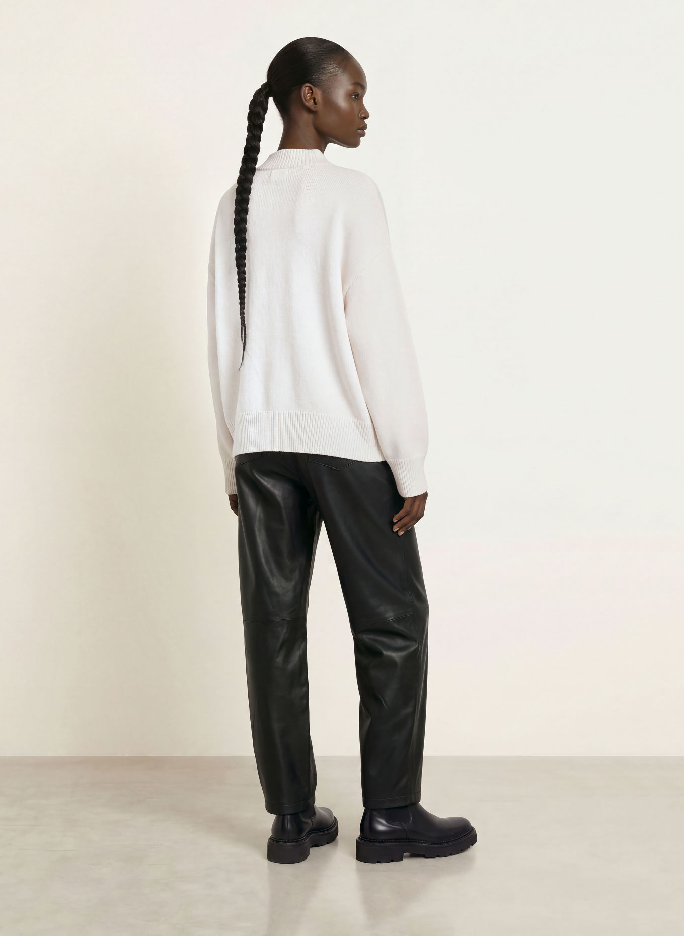 HUGO SHENNY Sweater: CREAM