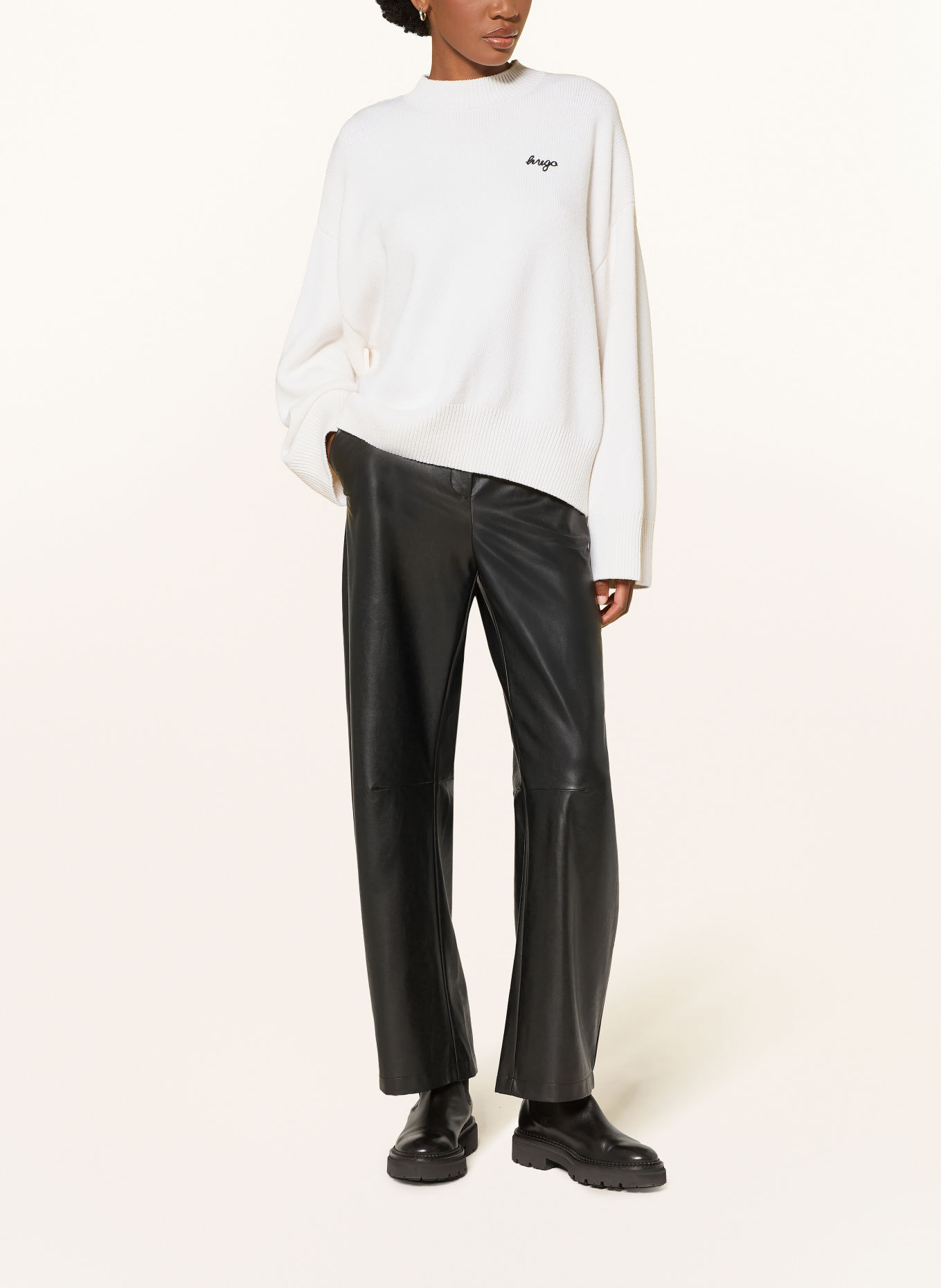 HUGO SHENNY Sweater: CREAM