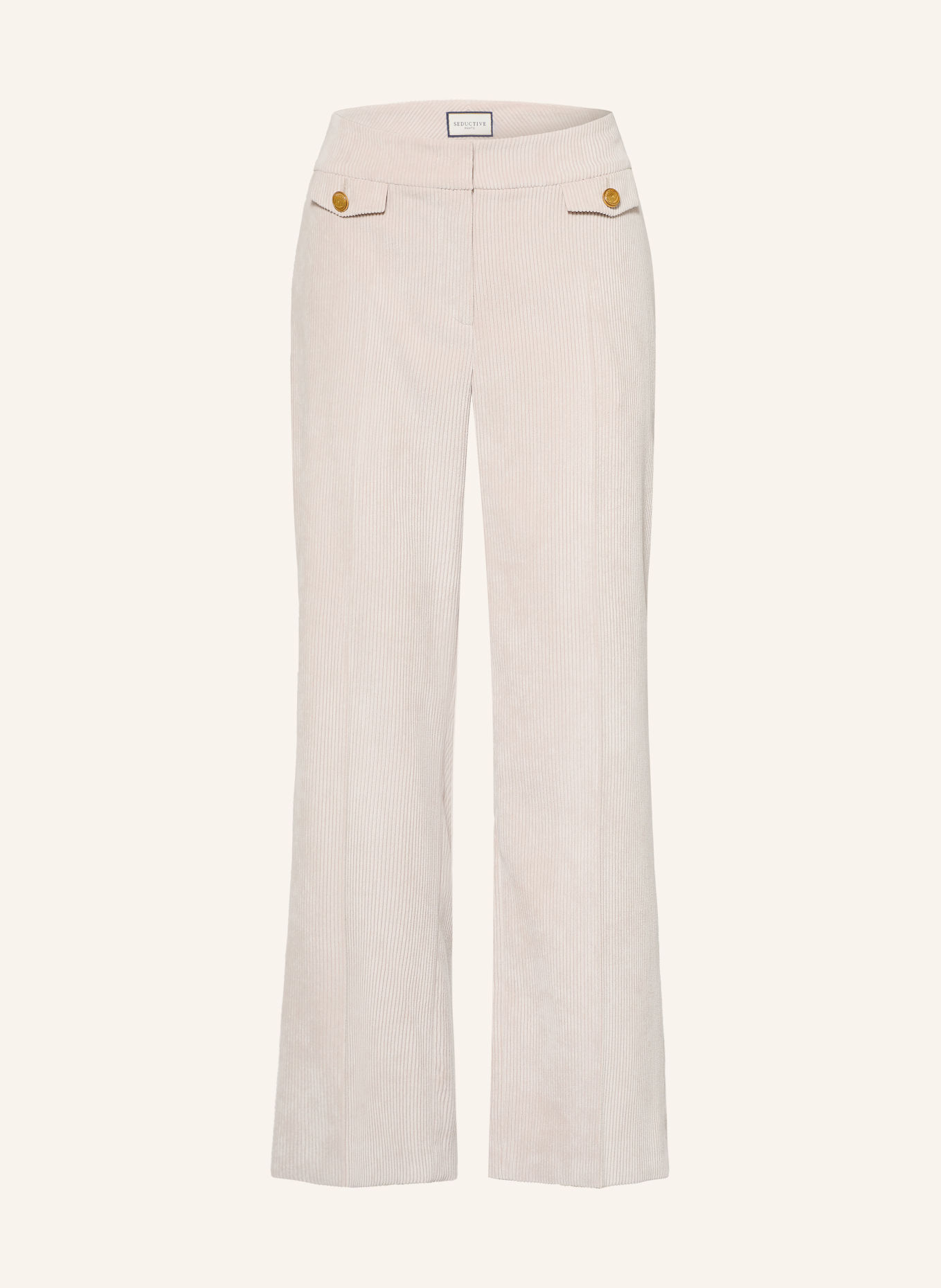 SEDUCTIVE Cordbroek ALARA: CRÈME