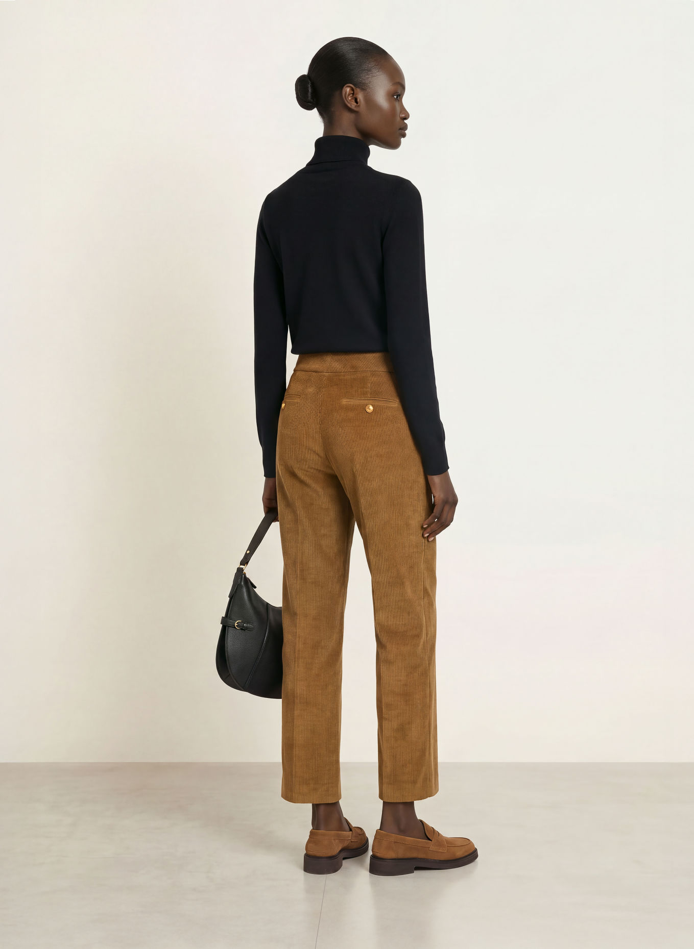 SEDUCTIVE Cordbroek ALARA: COGNAC