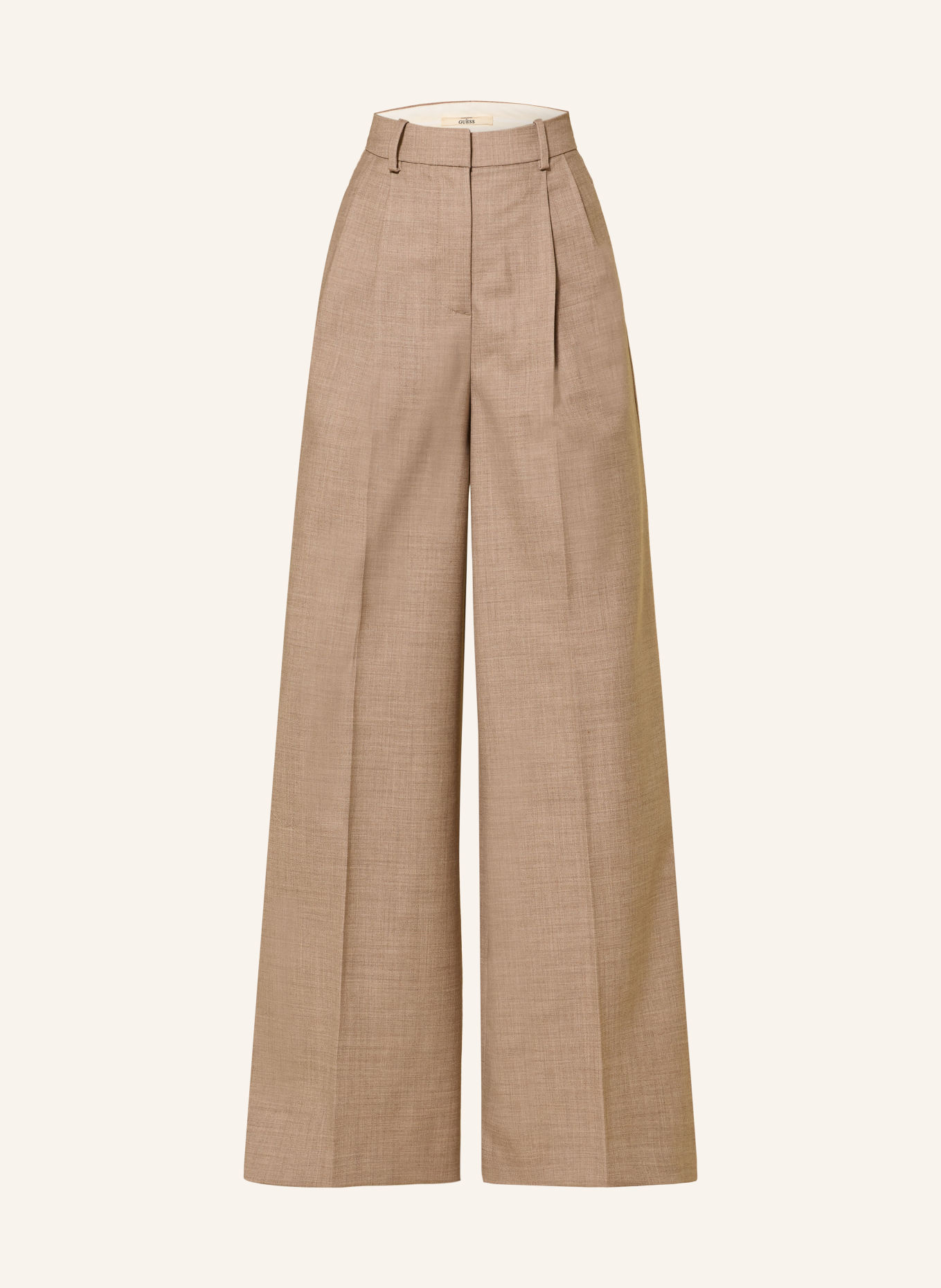 GUESS Wide-leg trousers: BEIGE