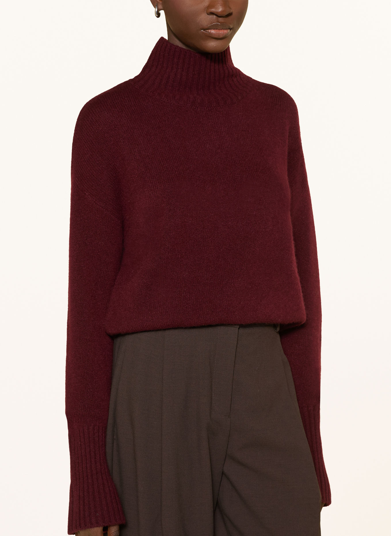 GUESS Knitted bodysuit with cashmere: DARK RED