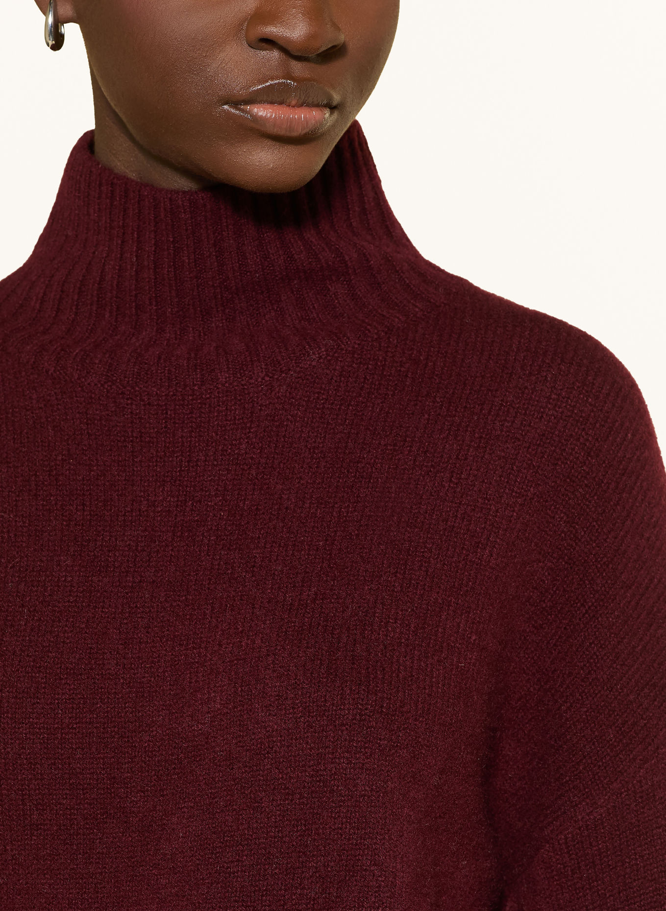 GUESS Knitted bodysuit with cashmere: DARK RED