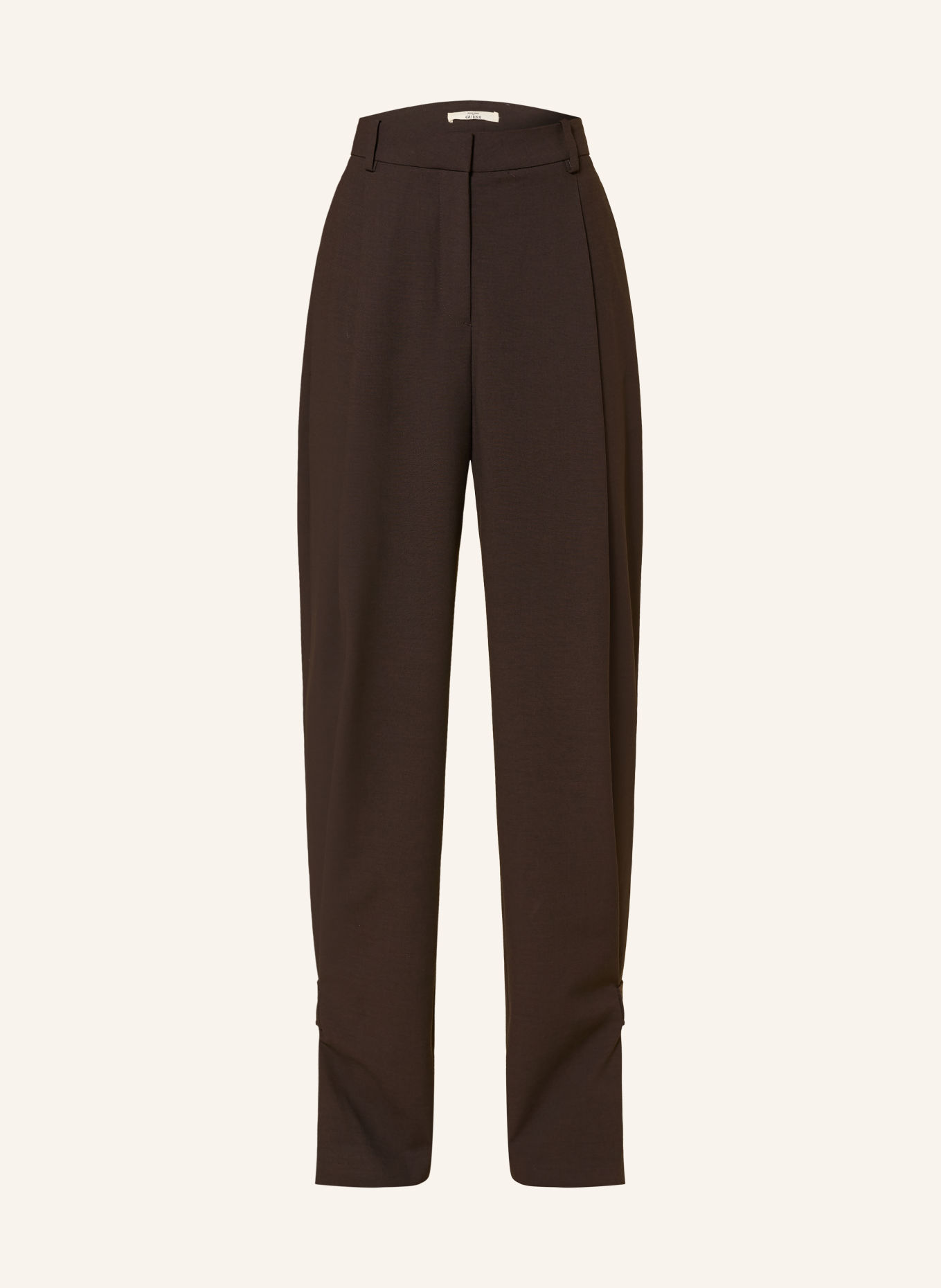 GUESS Trousers: DARK BROWN