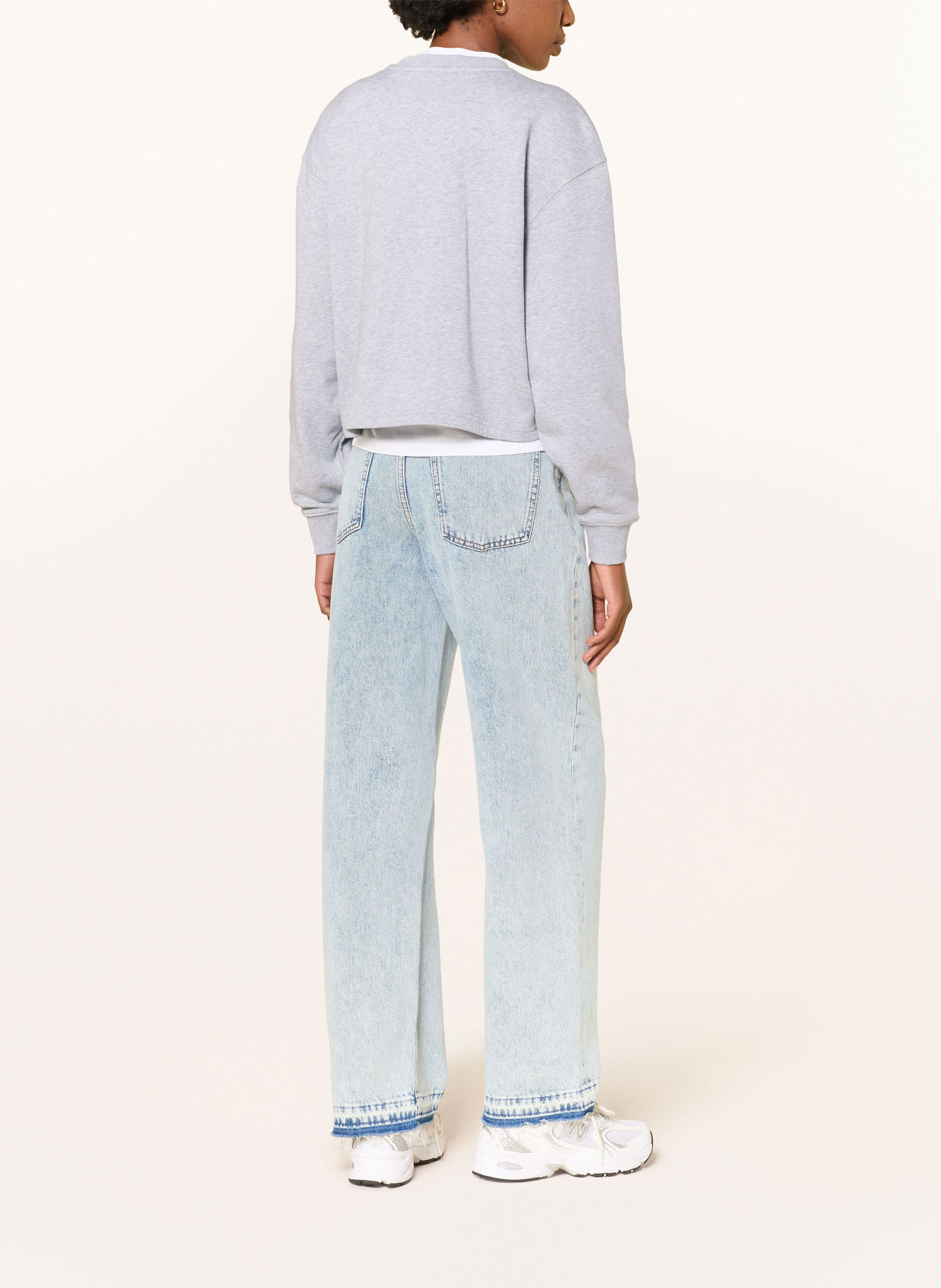 HUGO Sweatshirt DAMASWEE: GRIJS