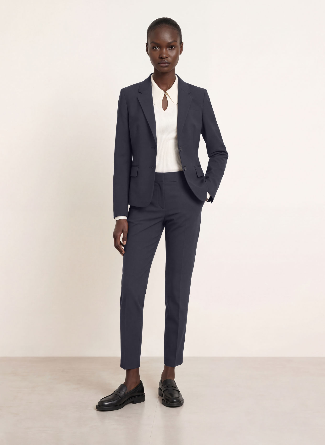HUGO Blazer AREDANA: DONKERBLAUW