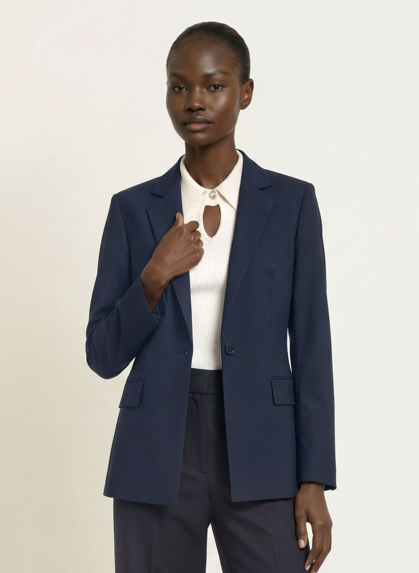 HUGO Blazer ATANA: DONKERBLAUW