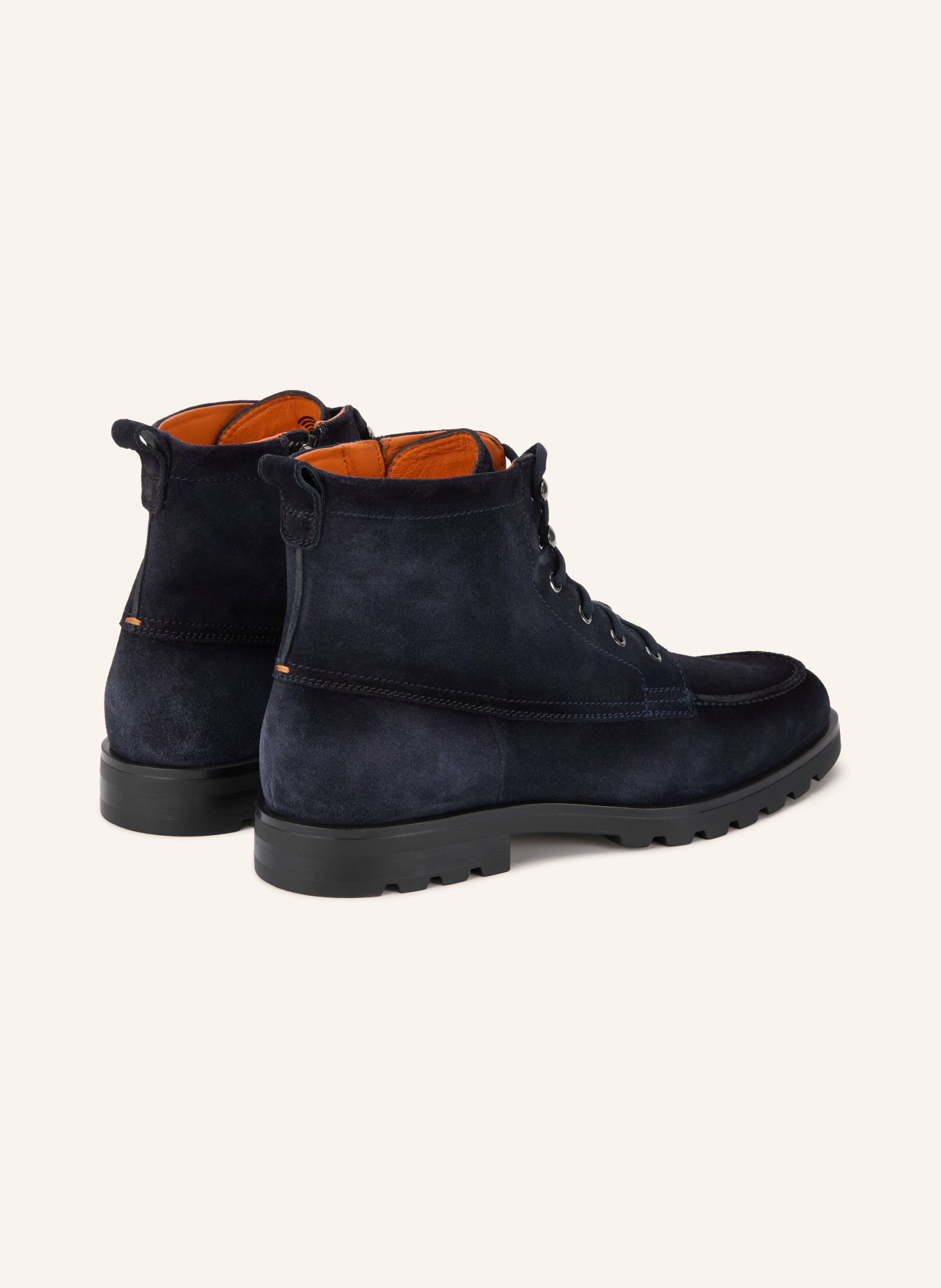 Santoni Boots à lacets FLAIR: BLEU FONCÉ
