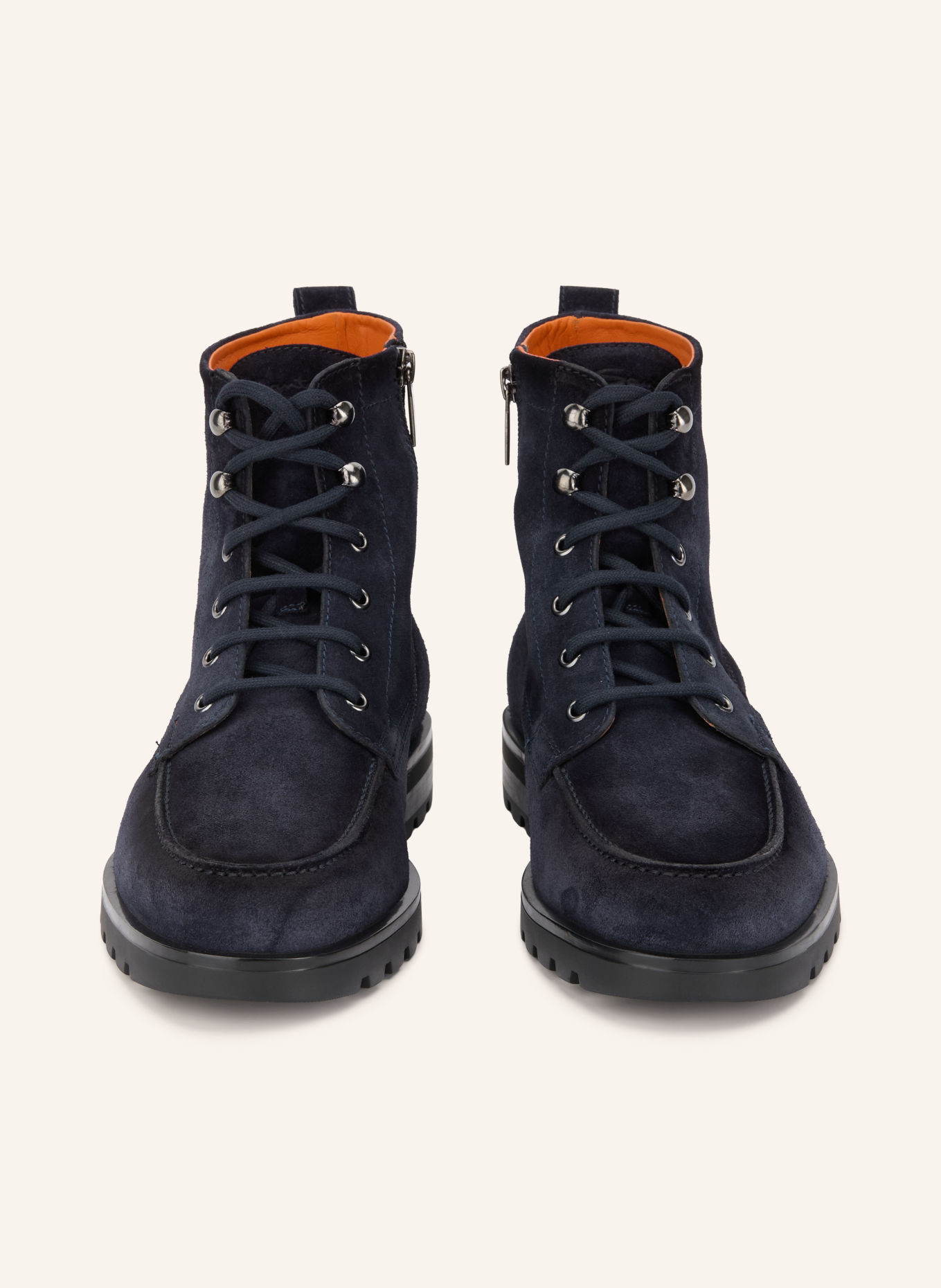 Santoni Boots à lacets FLAIR: BLEU FONCÉ
