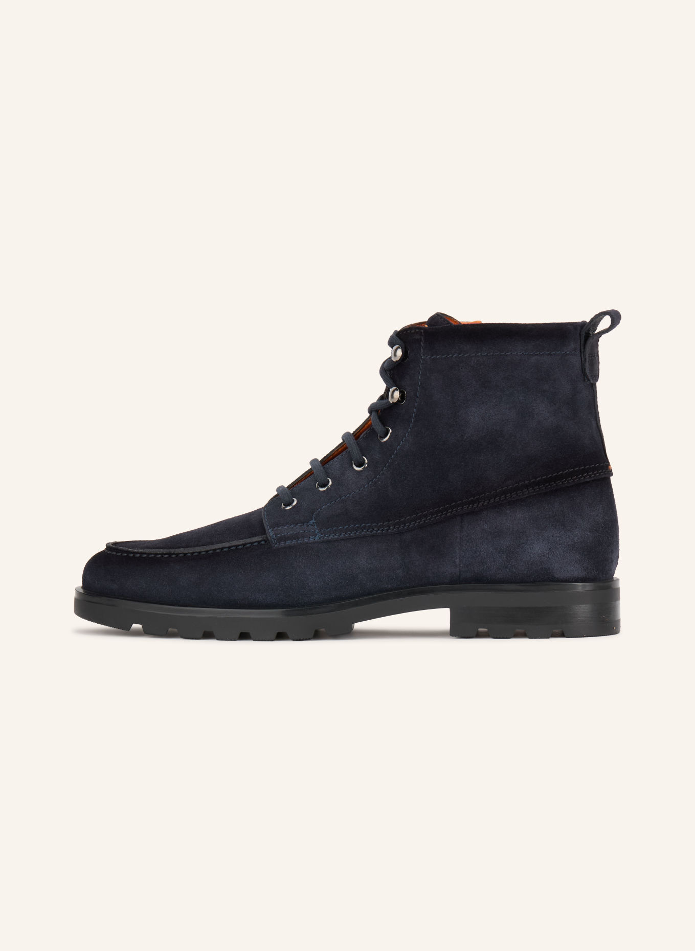 Santoni Boots à lacets FLAIR: BLEU FONCÉ