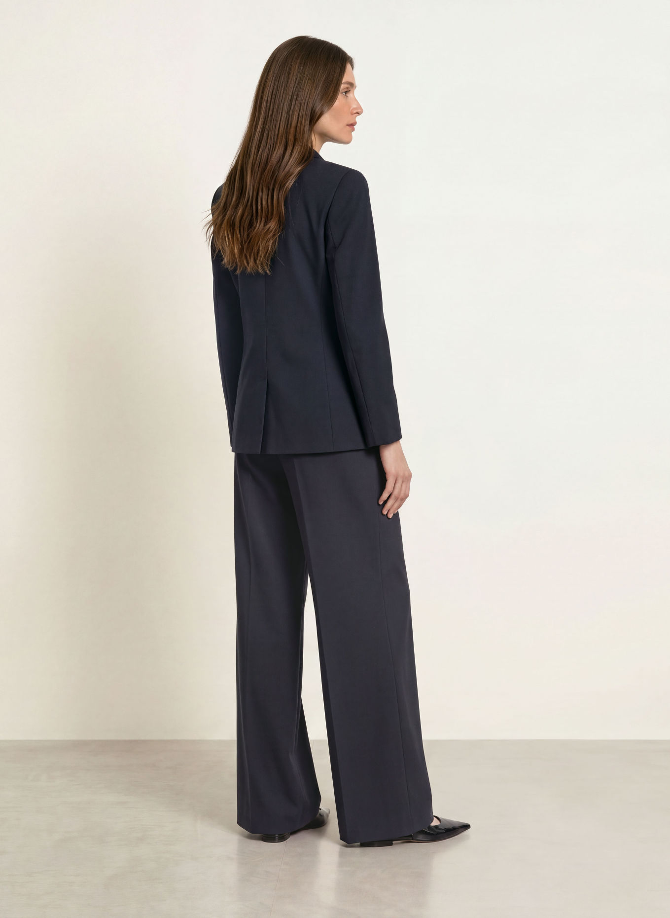 HUGO Marlenehose HIMIA: DUNKELBLAU