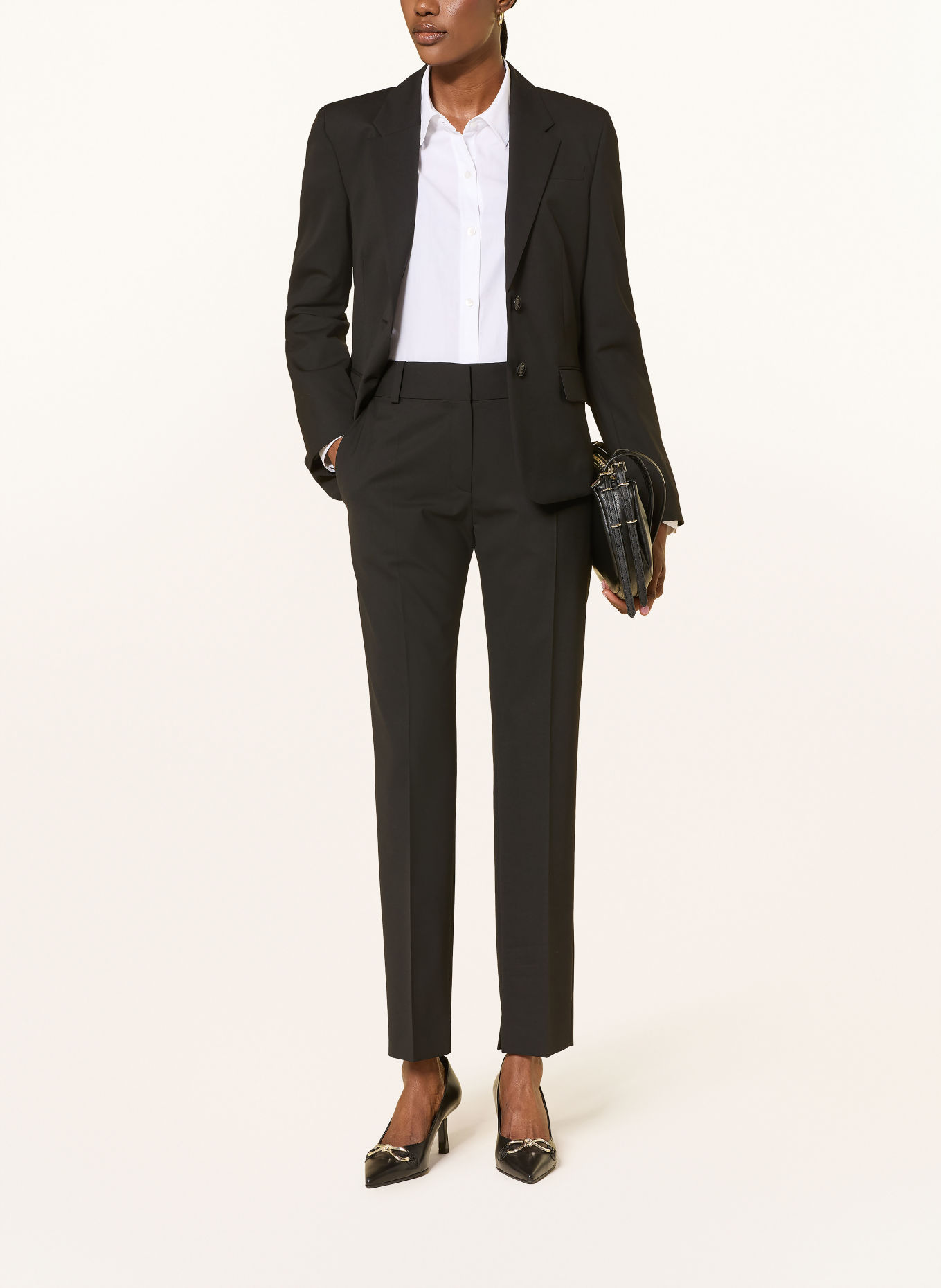 HUGO HETANA Trousers: BLACK
