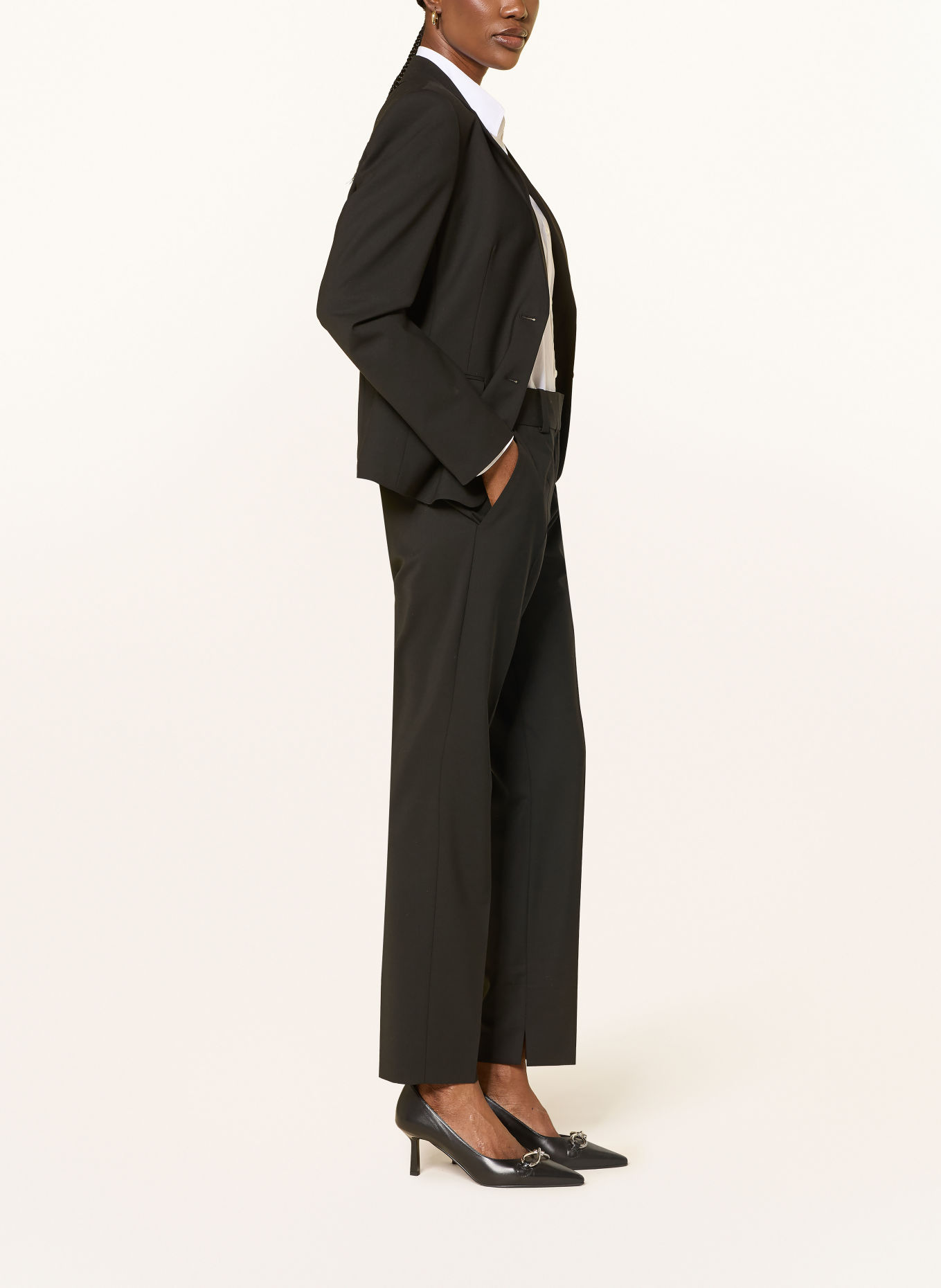 HUGO HETANA Trousers: BLACK
