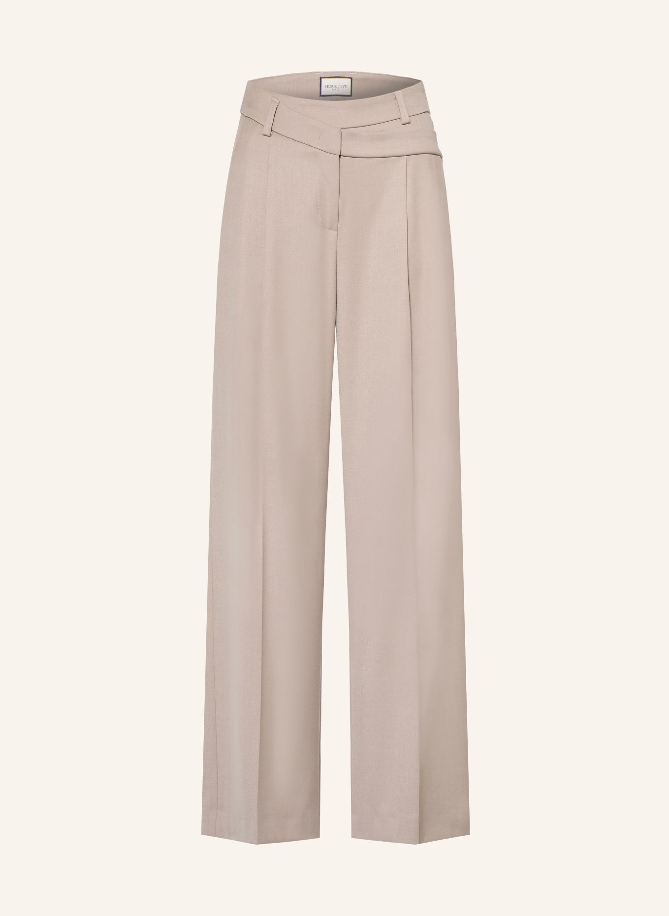 SEDUCTIVE AMALYA Wide-leg trousers: TAUPE
