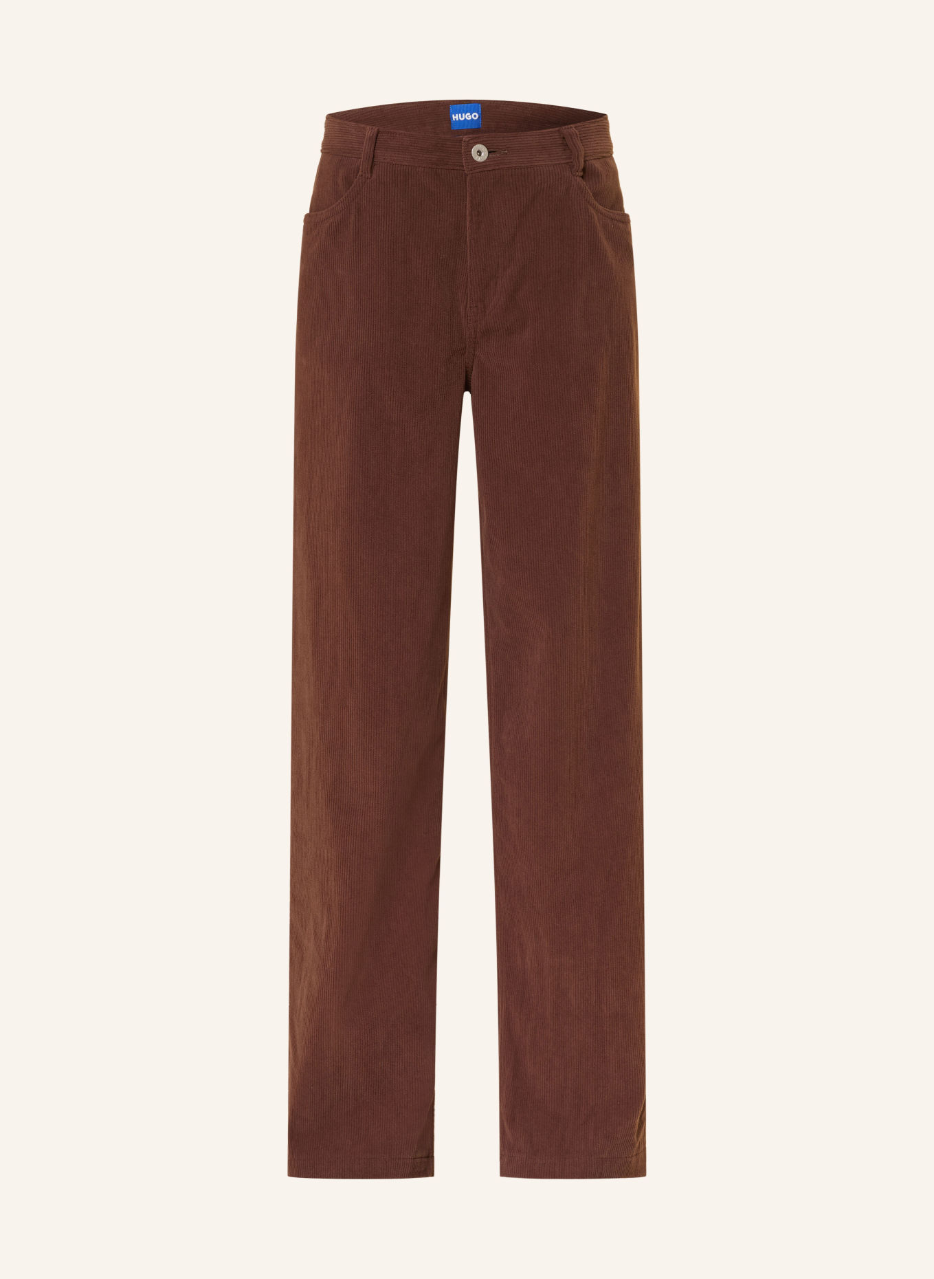 HUGO HIDAMI Cord Pants: BROWN