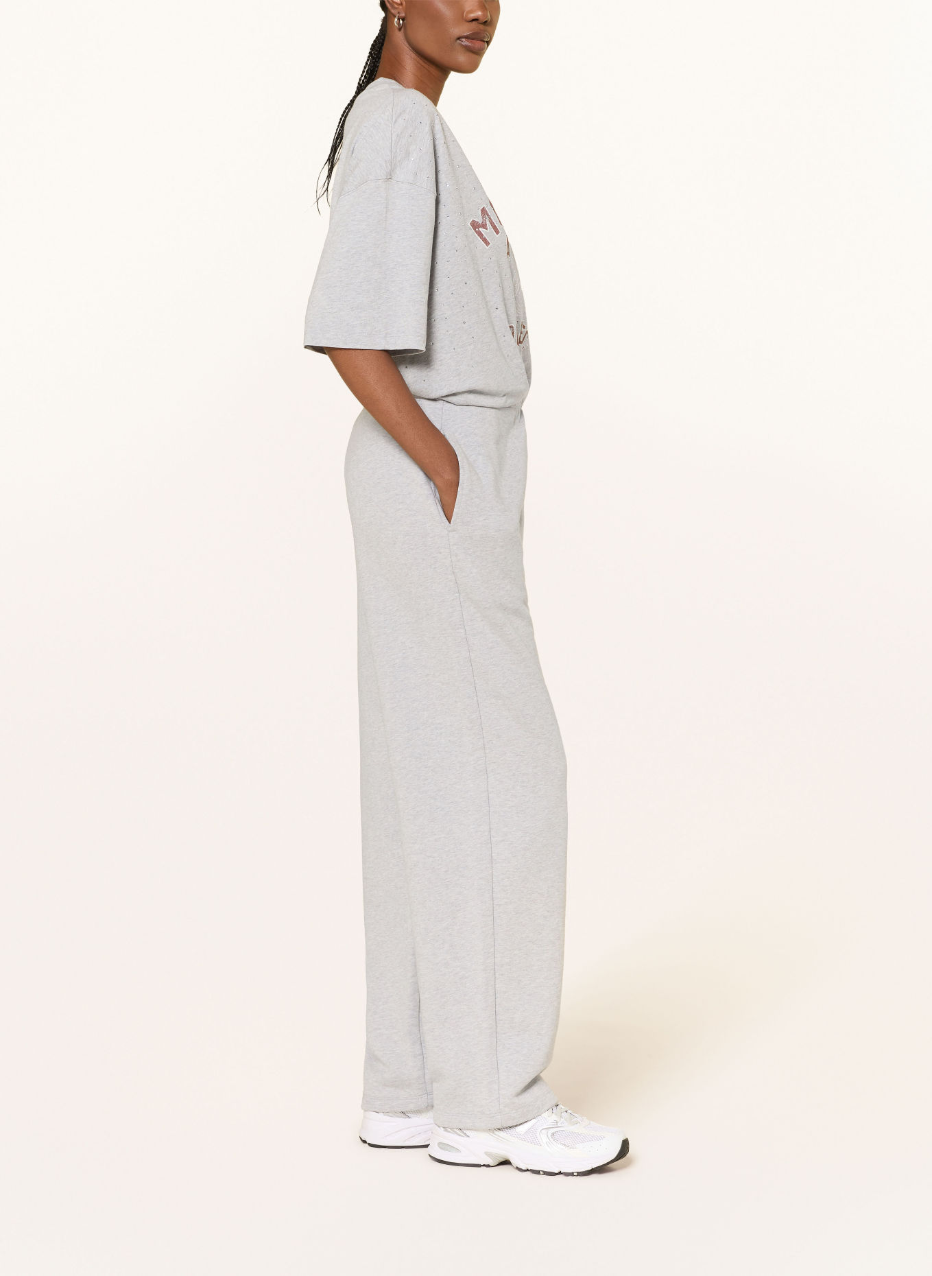 HUGO Sweatpant NENDAL: LICHTGRIJS