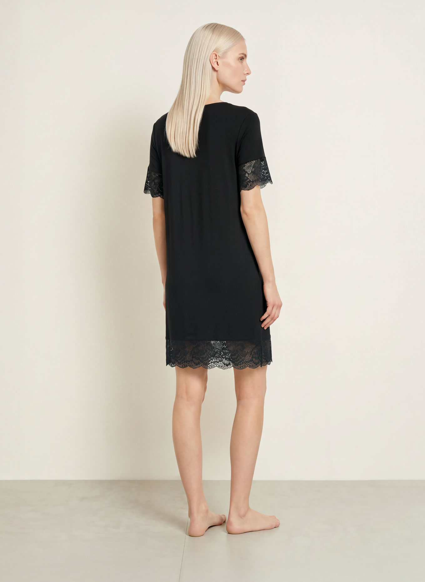 CALIDA Chemise de nuit ELEGANT DREAMS: NOIR