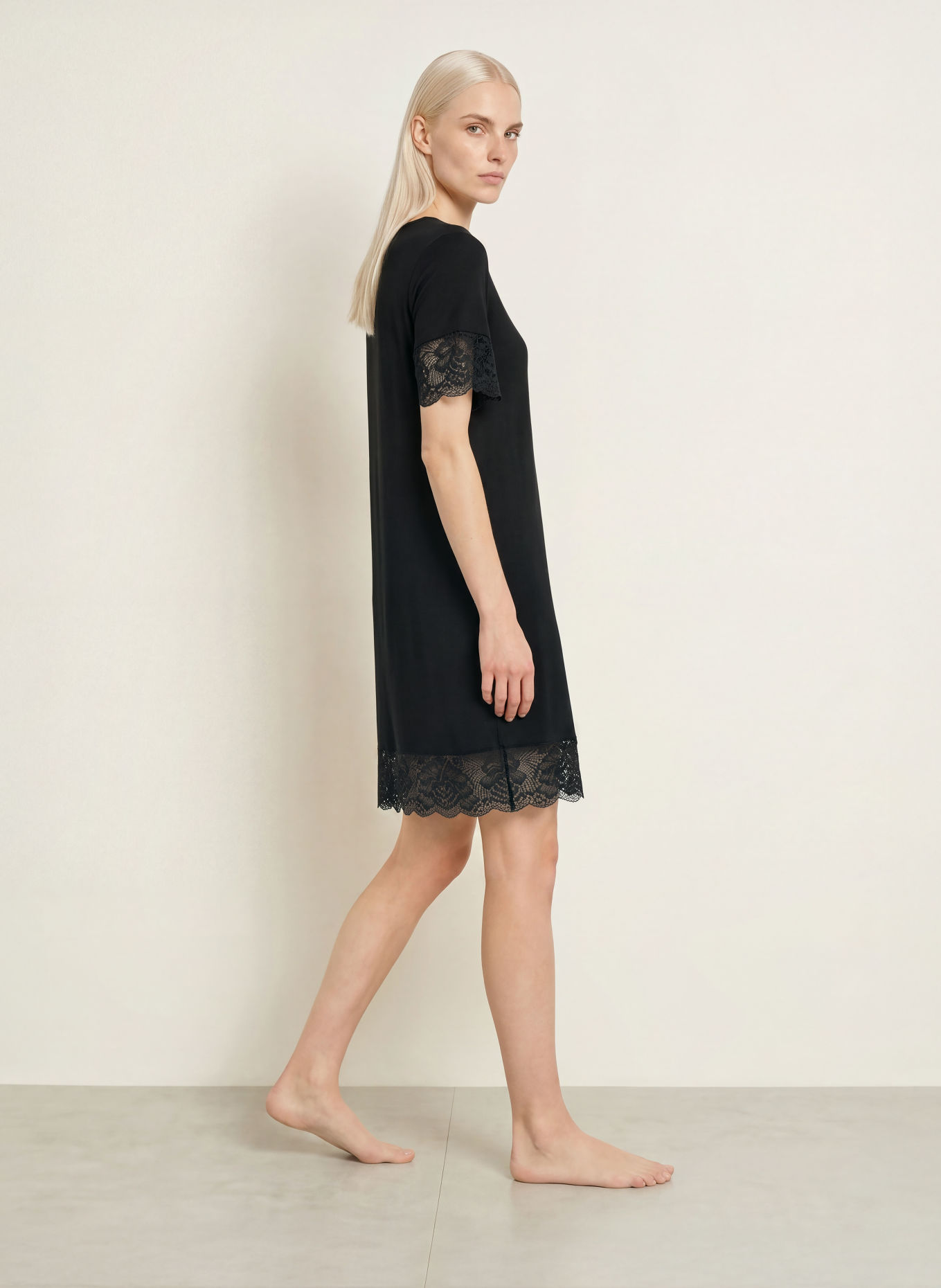 CALIDA Chemise de nuit ELEGANT DREAMS: NOIR