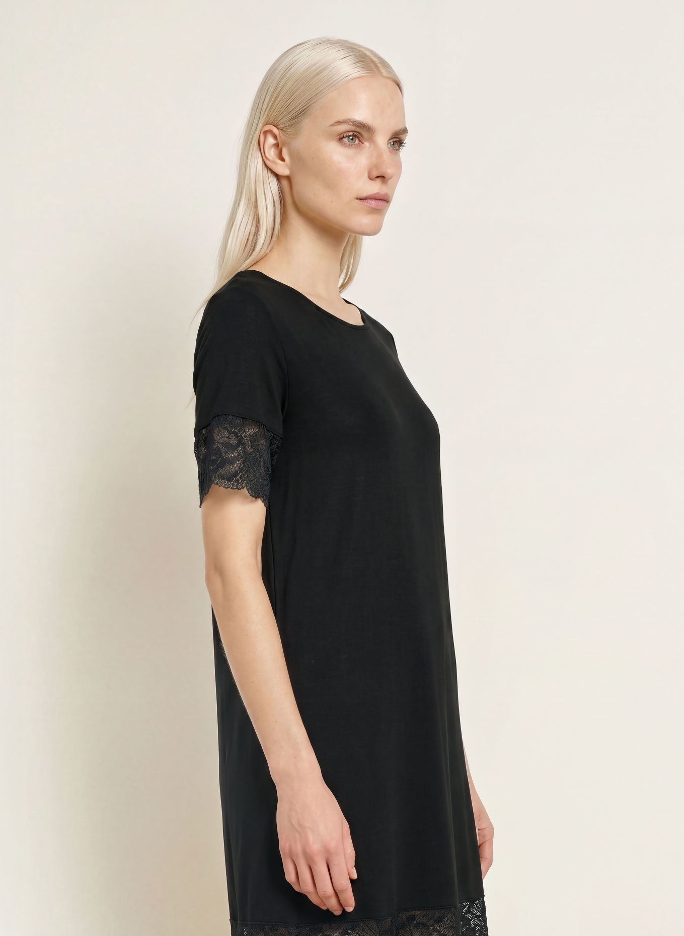 CALIDA Chemise de nuit ELEGANT DREAMS: NOIR